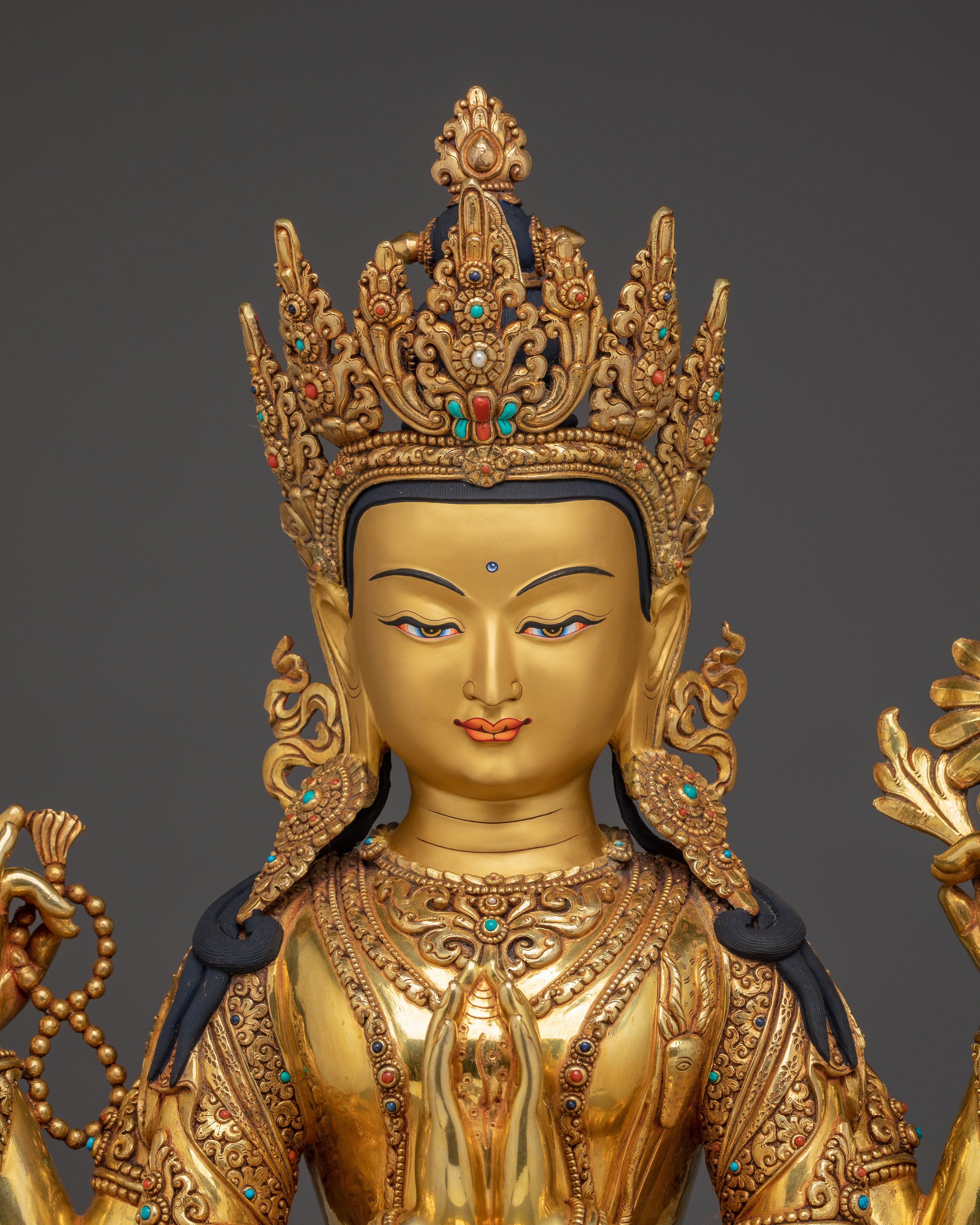 Protector of Tibetan Chenrezig Statue | Compassionate Deity