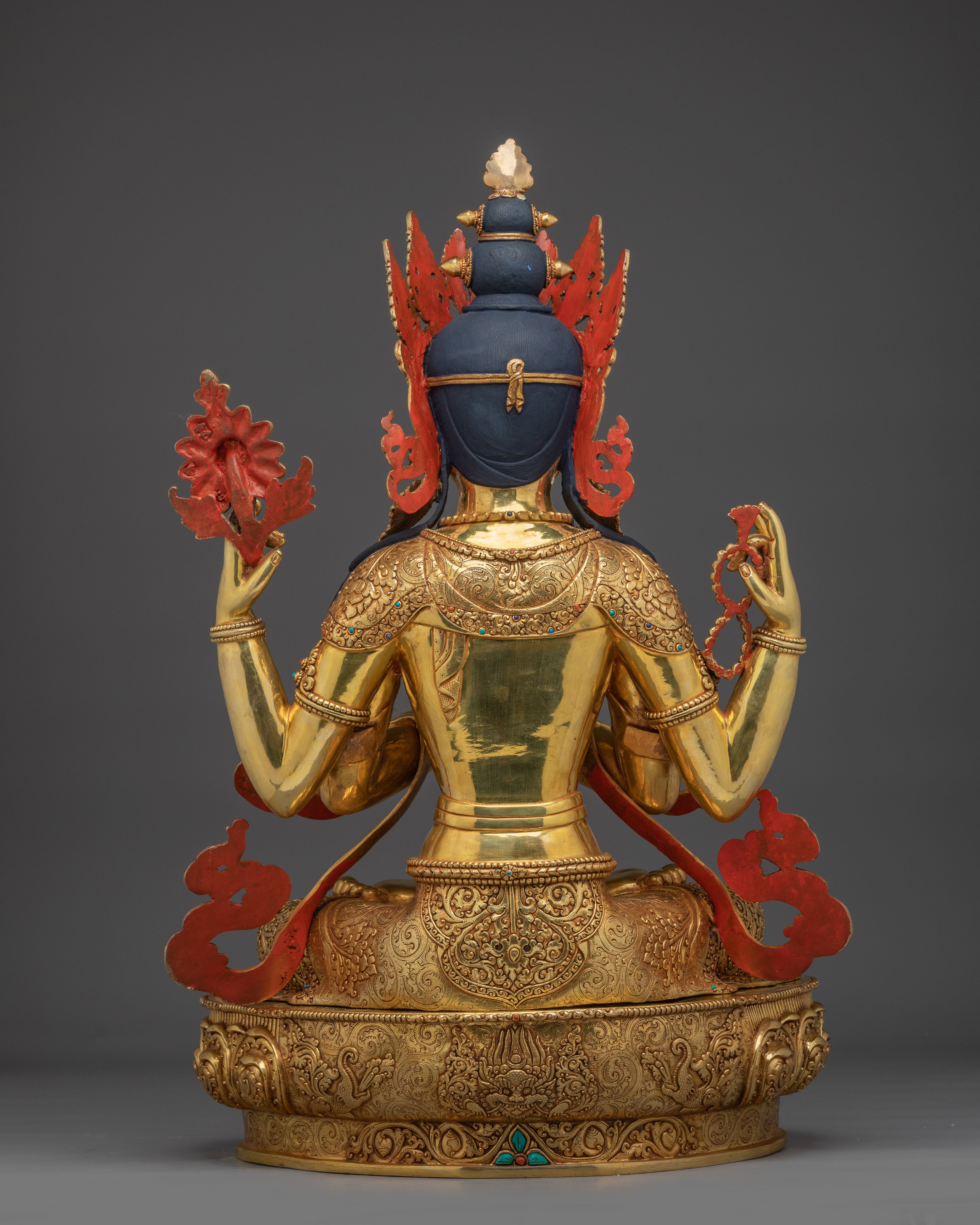 Protector of Tibetan Chenrezig Statue | Compassionate Deity