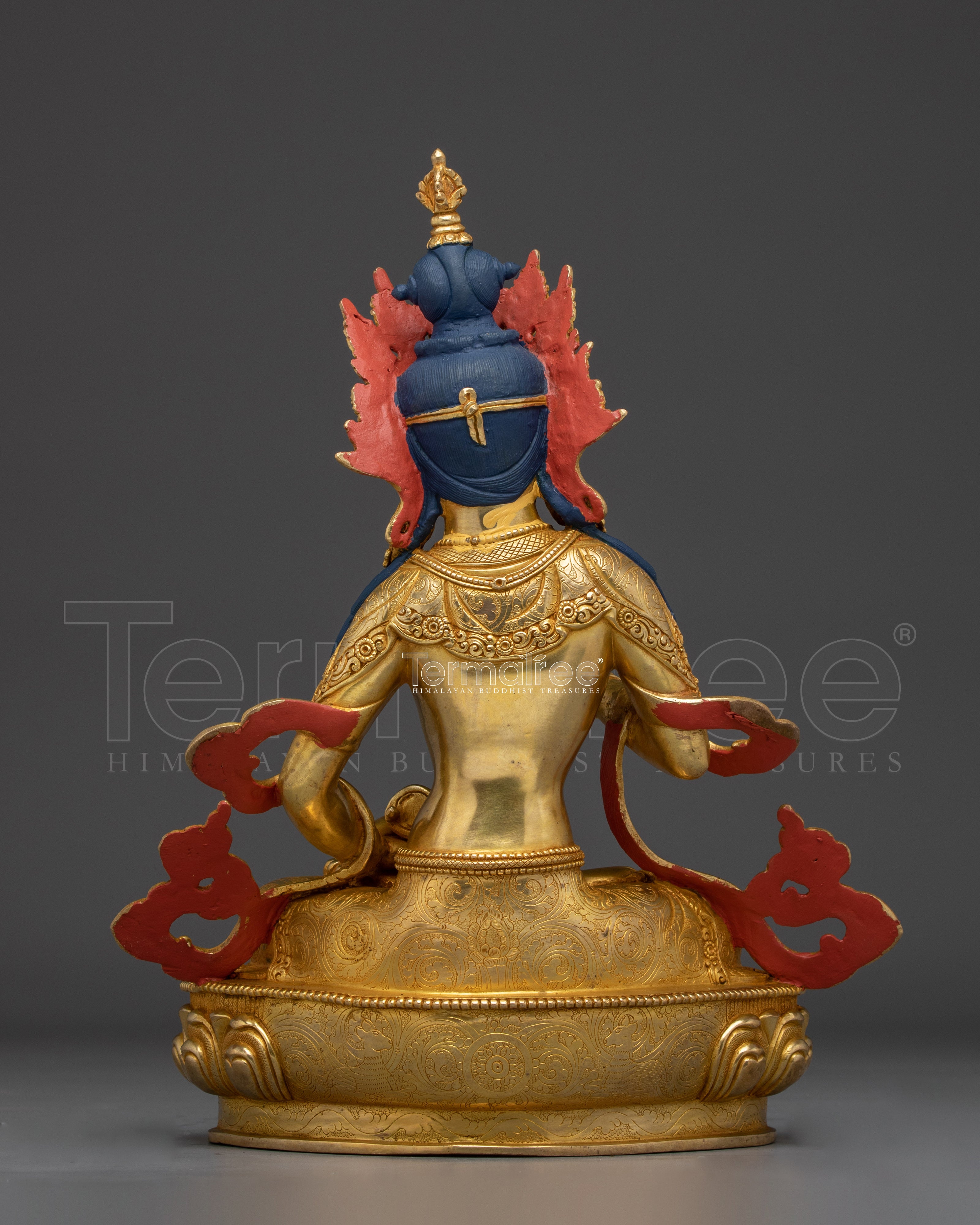 Handmade Golden Guru Vajrasattva Sacred Deity | Guardian of Enlightenment