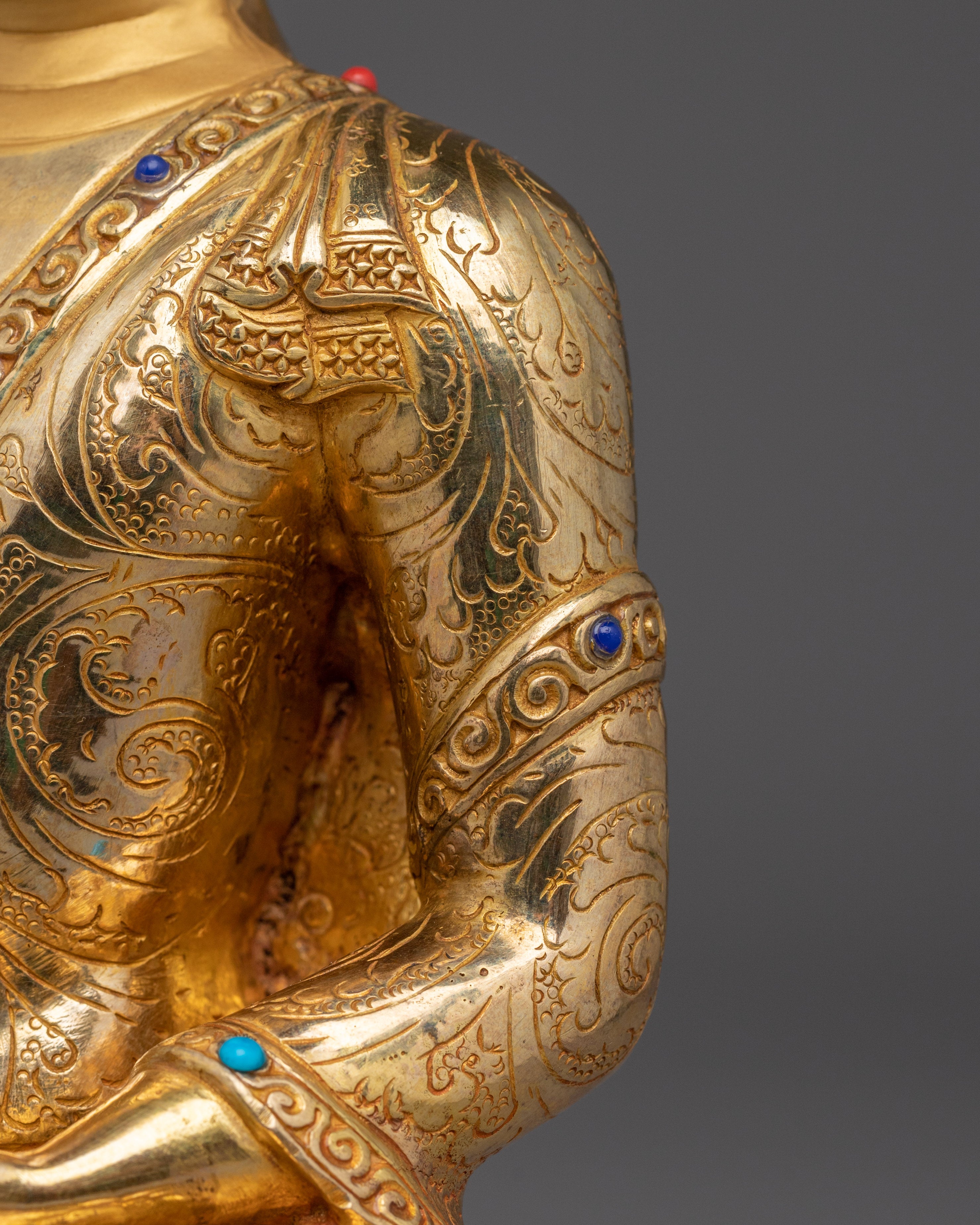 Vajrayana Golden Artwork of Amitabha Buddha | Buddha of Infinite Light