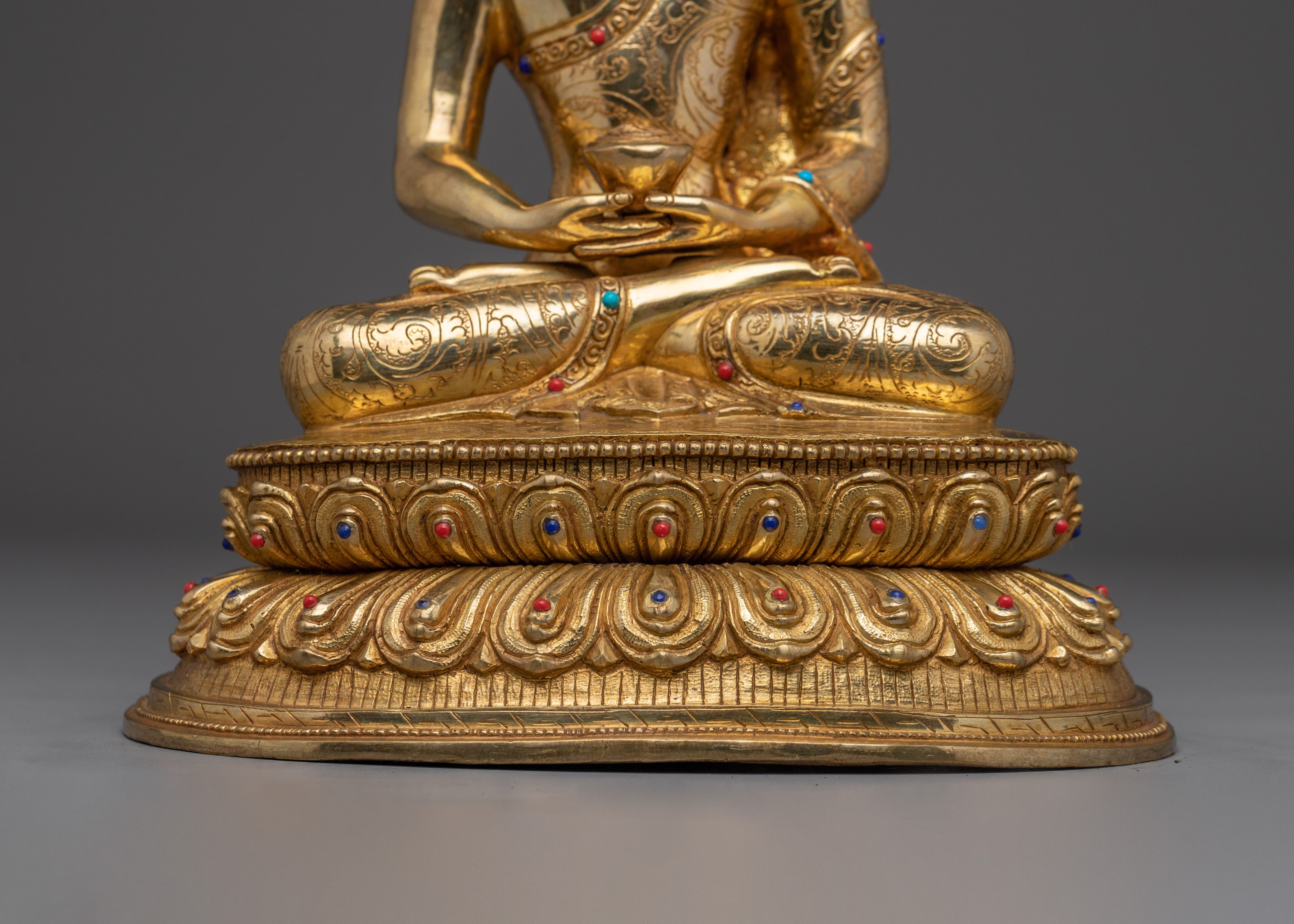 Vajrayana Golden Artwork of Amitabha Buddha | Buddha of Infinite Light