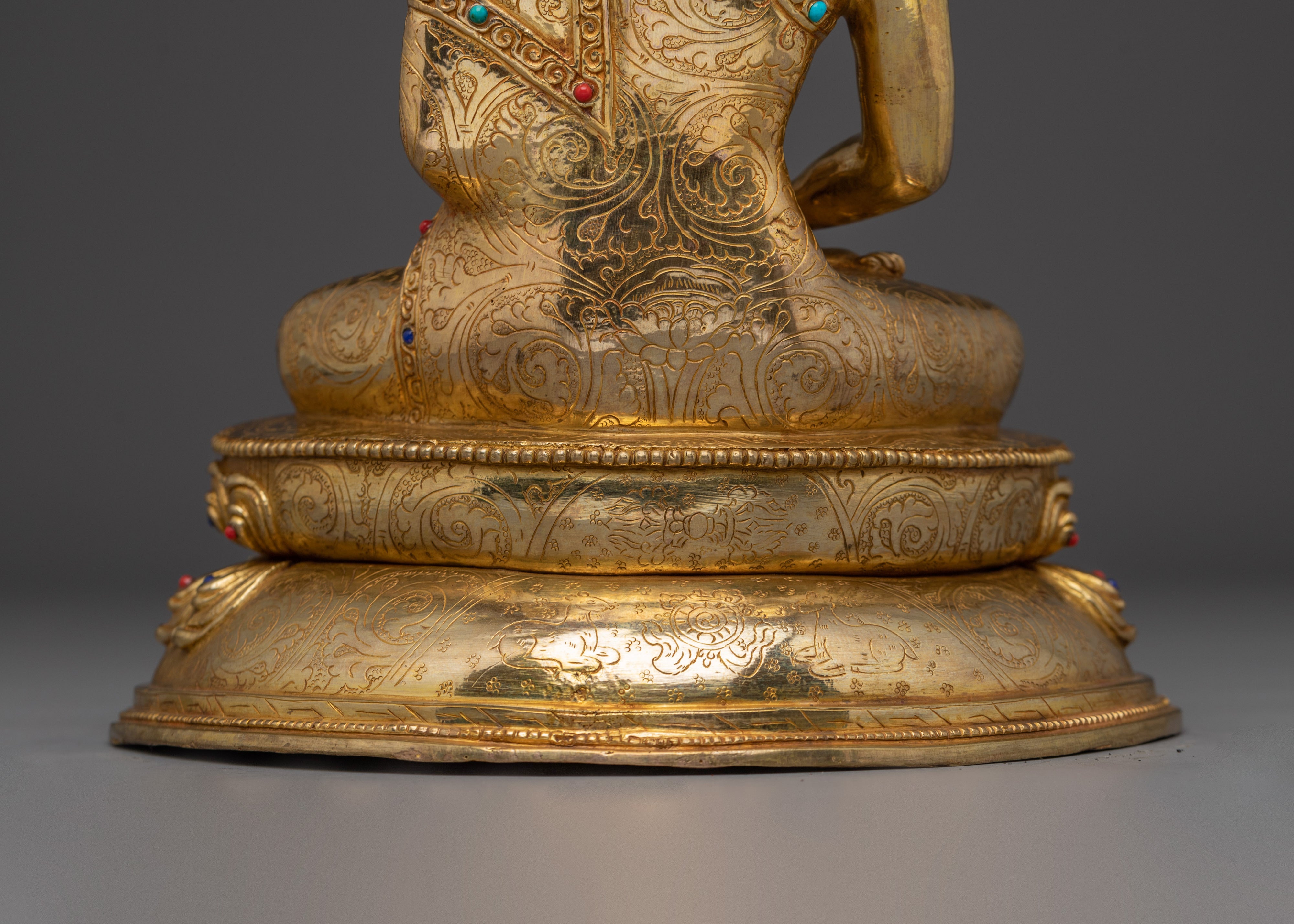 Vajrayana Golden Artwork of Amitabha Buddha | Buddha of Infinite Light