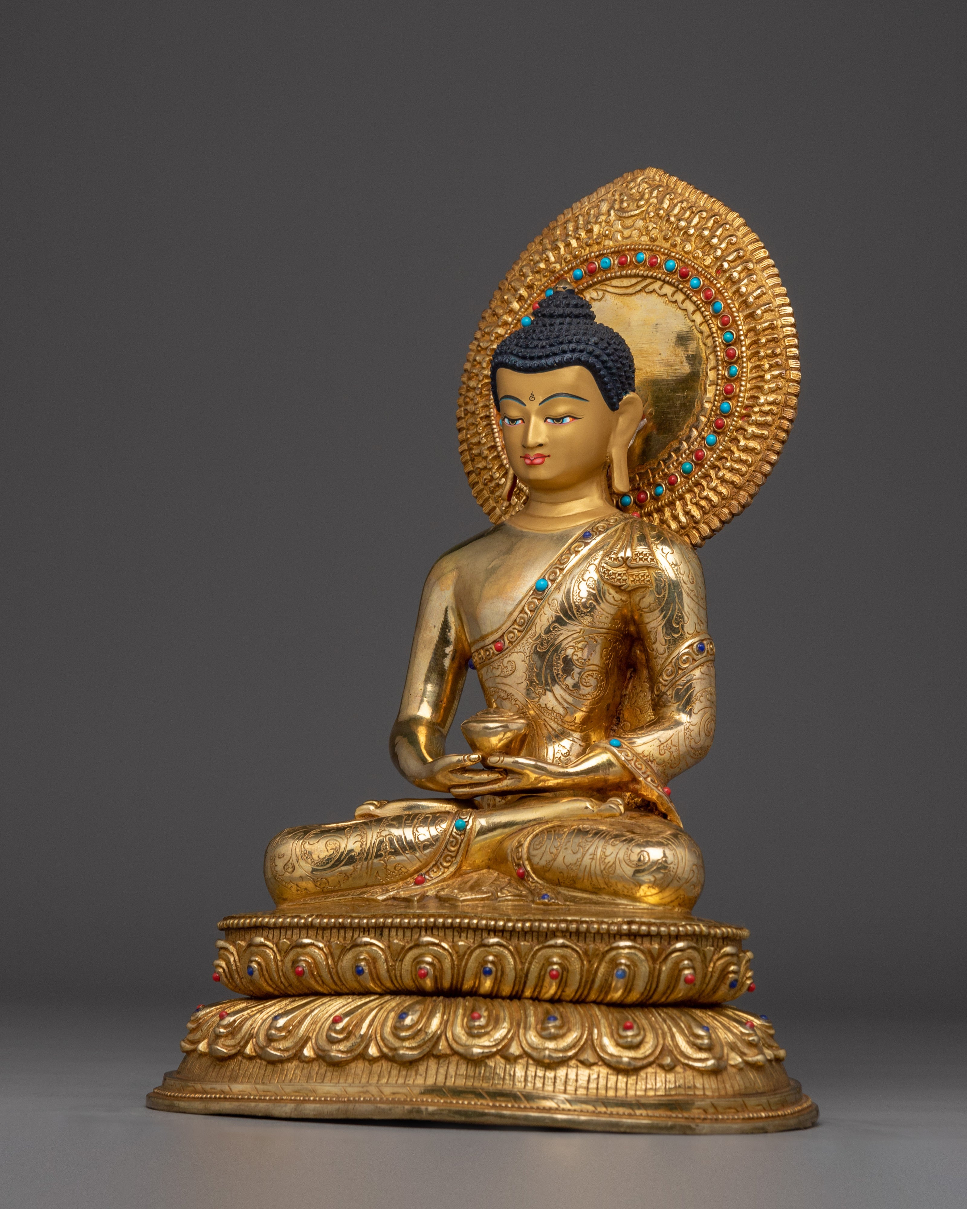 Vajrayana Golden Artwork of Amitabha Buddha | Buddha of Infinite Light