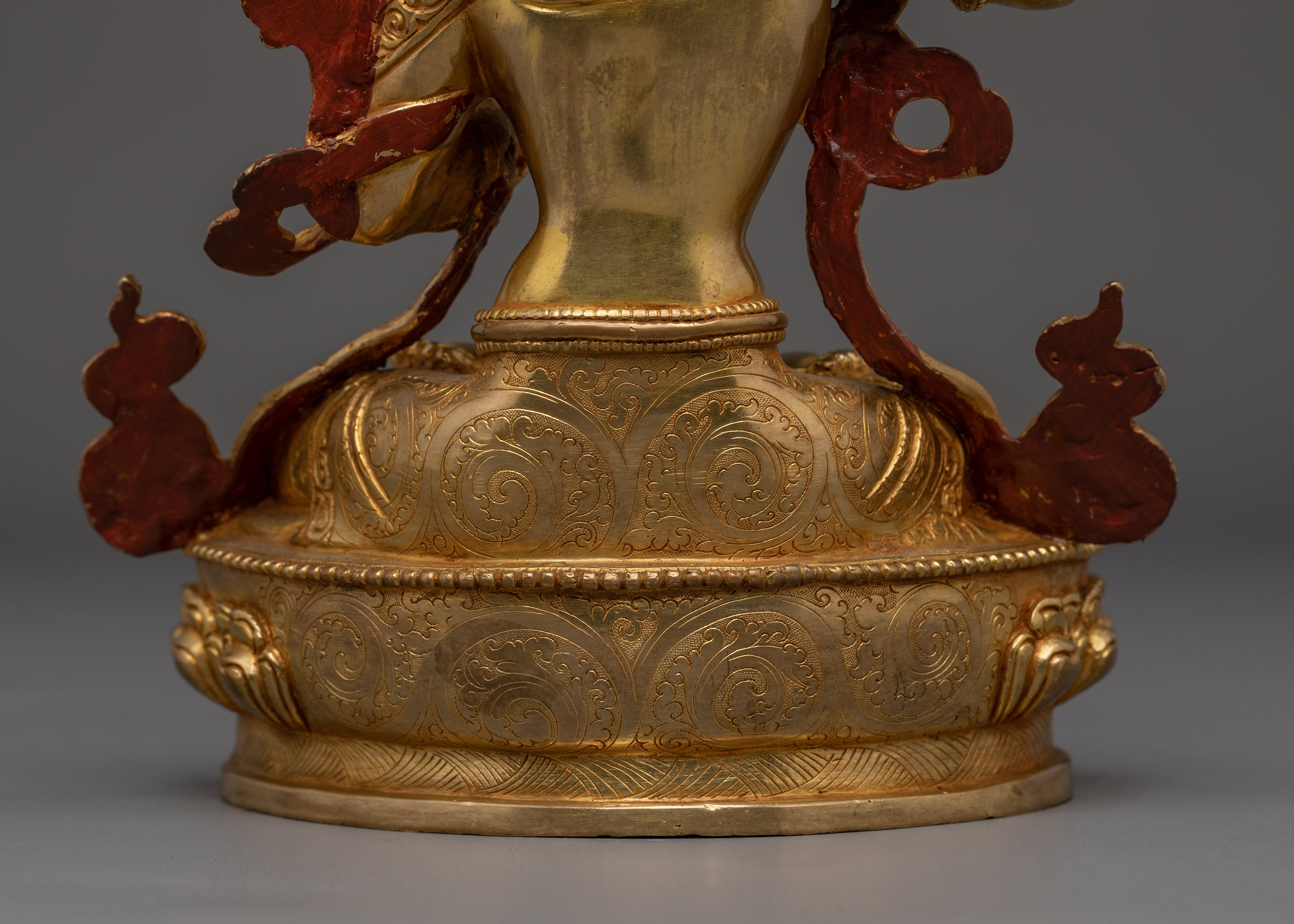 Wisdom Bodhisattva Manjushri with flaming Sword Statue for Decor