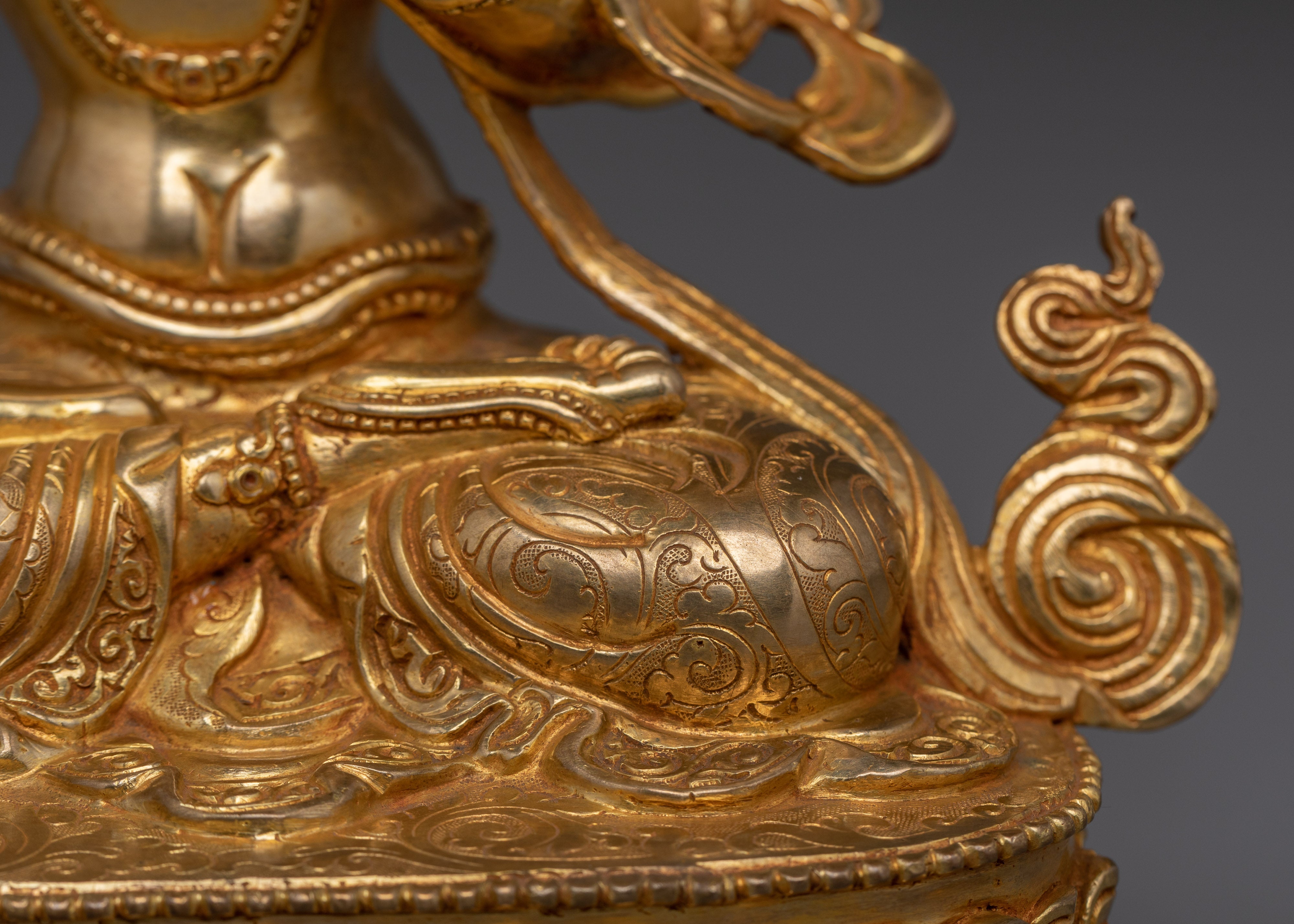 Wisdom Bodhisattva Manjushri with flaming Sword Statue for Decor