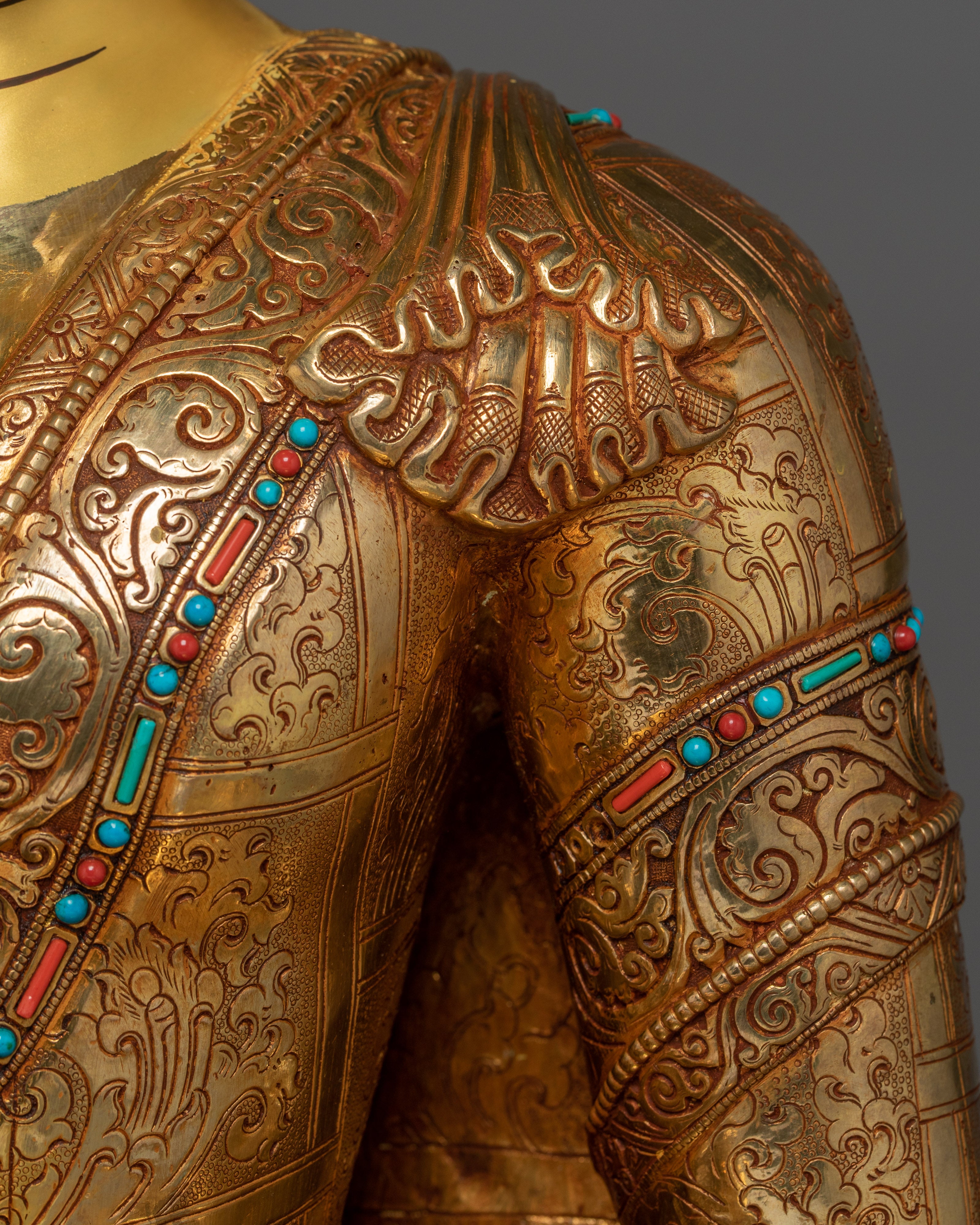 Tranquil Gautama Buddha Himalayan Statue | Shakyamuni Buddha Artwork