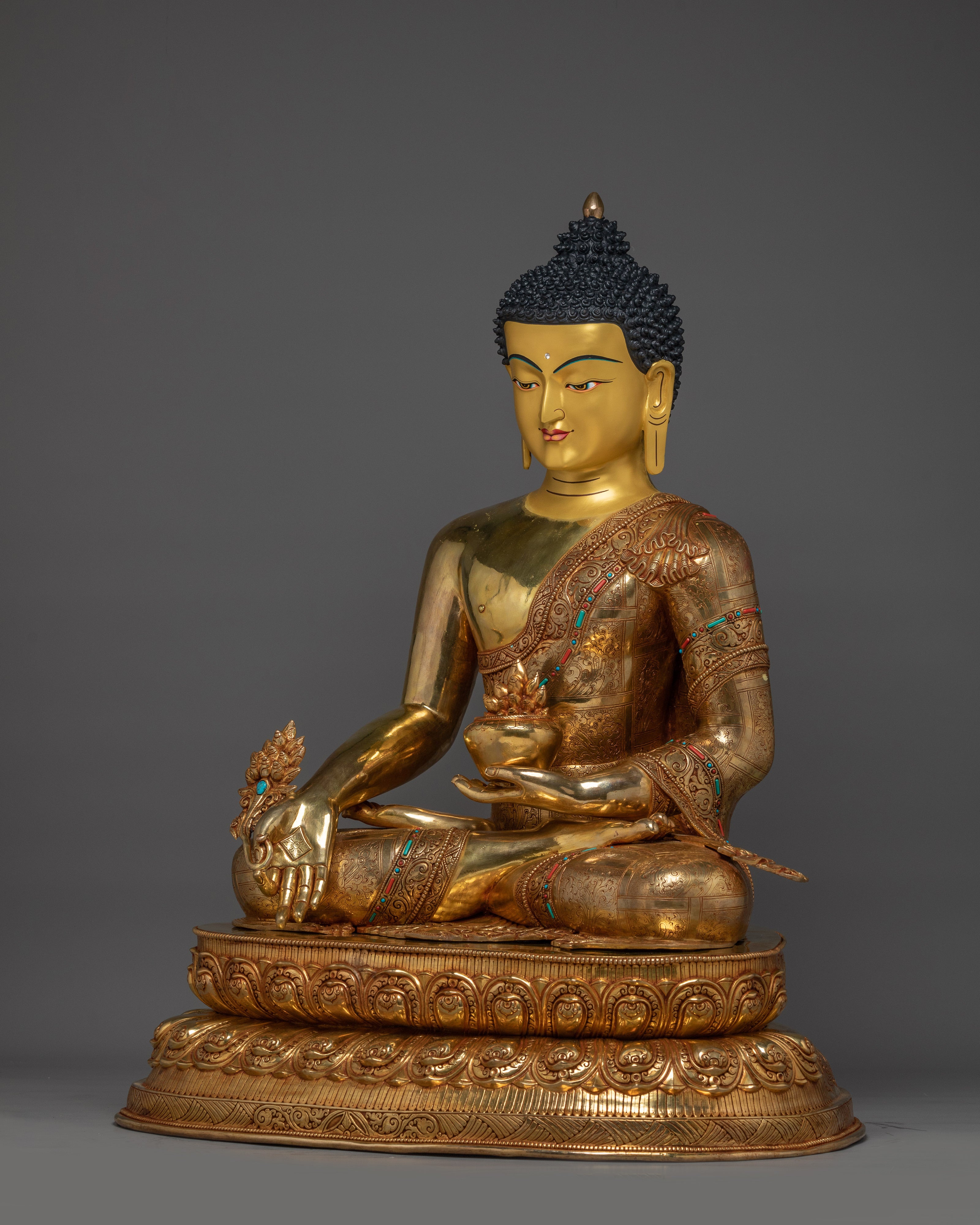 Healing Buddha Bhaisajyaguru Artwork | Medicine Buddha Statue