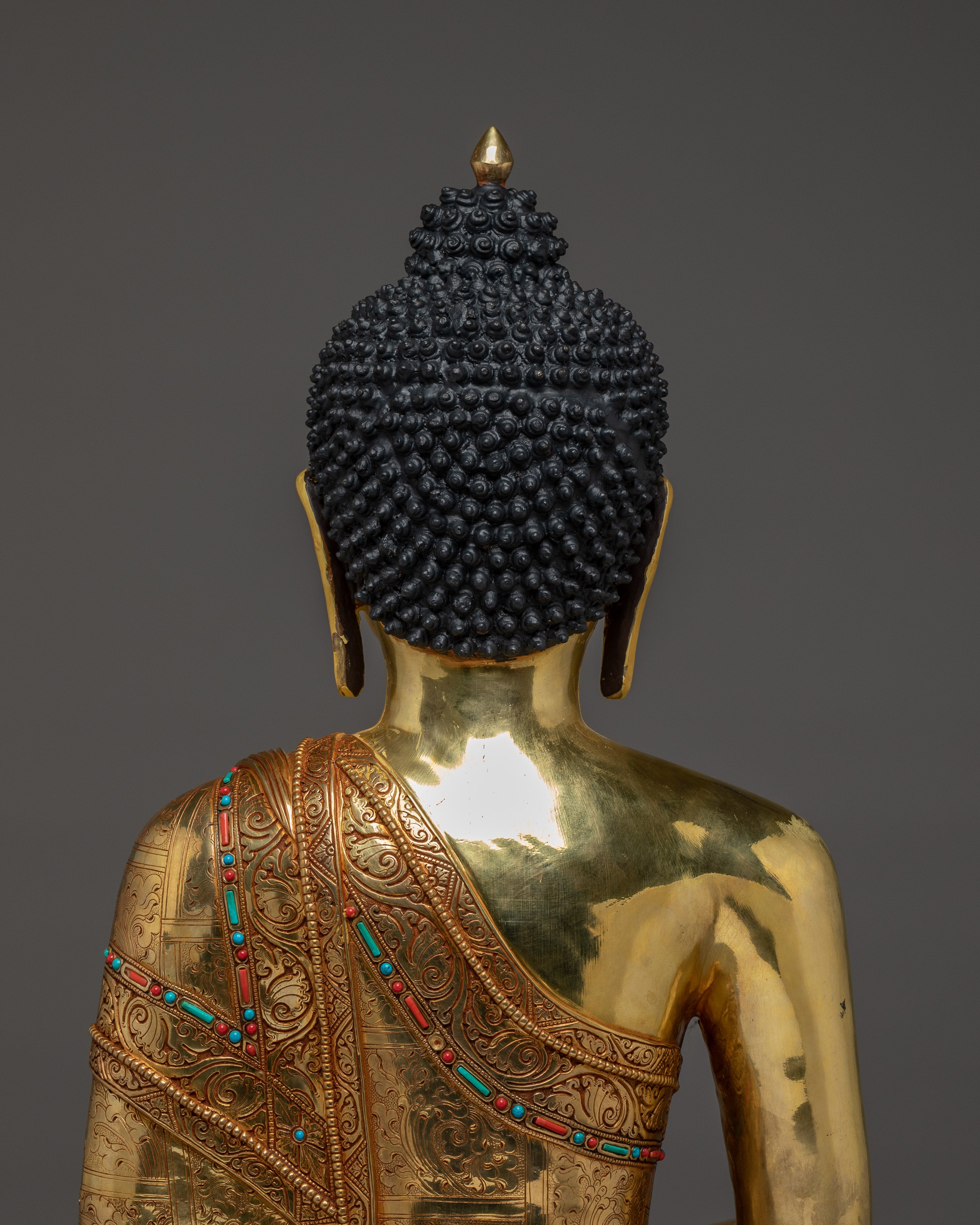 Buddhist Spiritual Amitabha Buddha Statue | Altar Golden Decor