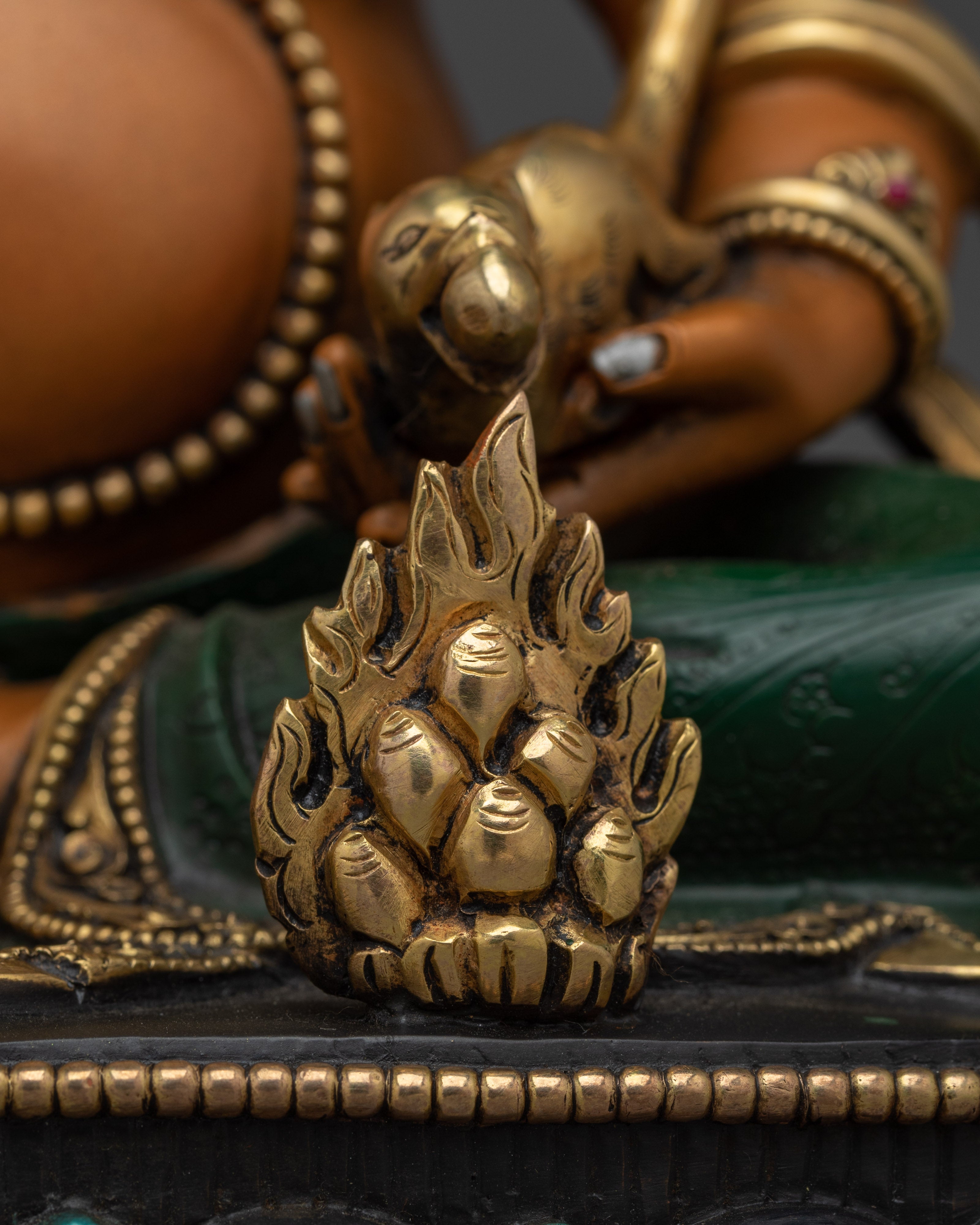 Brown Dzambhala Statue | Symbol of Wealth and Prosperity