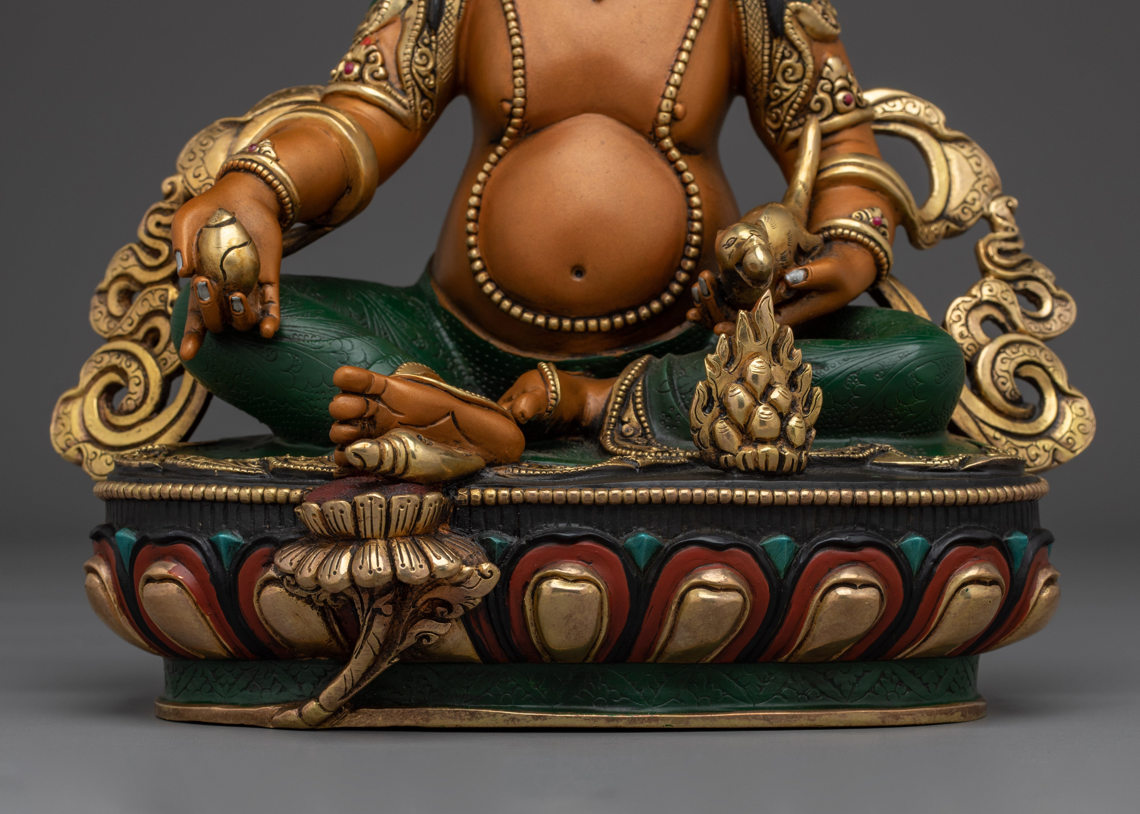 Brown Dzambhala Statue | Symbol of Wealth and Prosperity