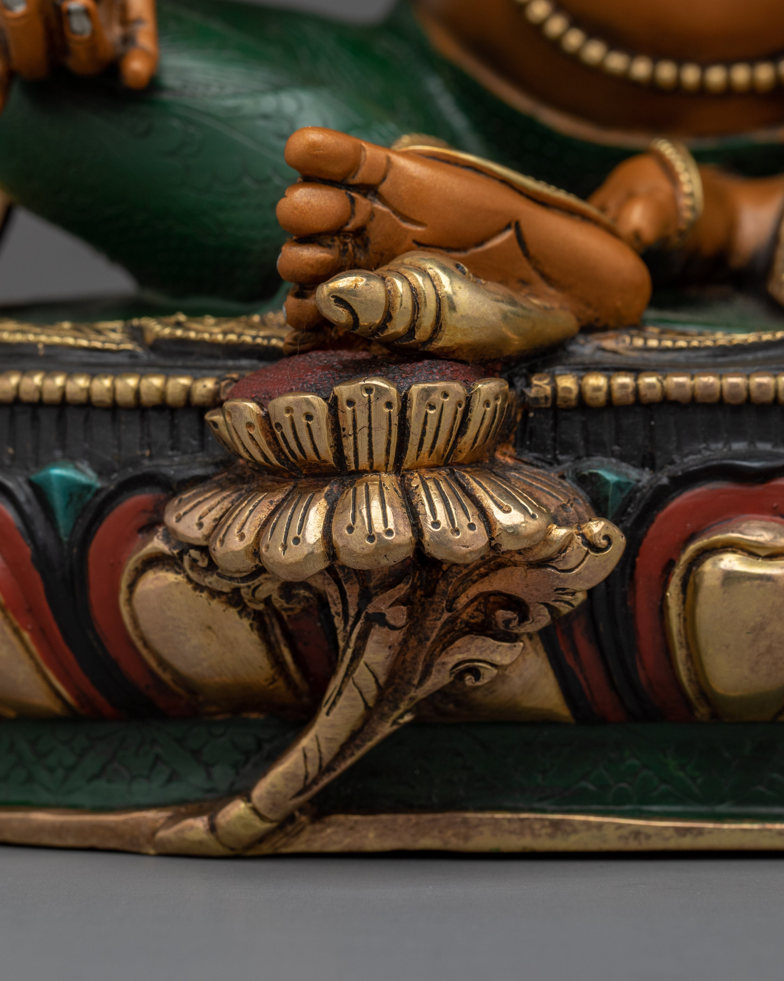 Brown Dzambhala Statue | Symbol of Wealth and Prosperity