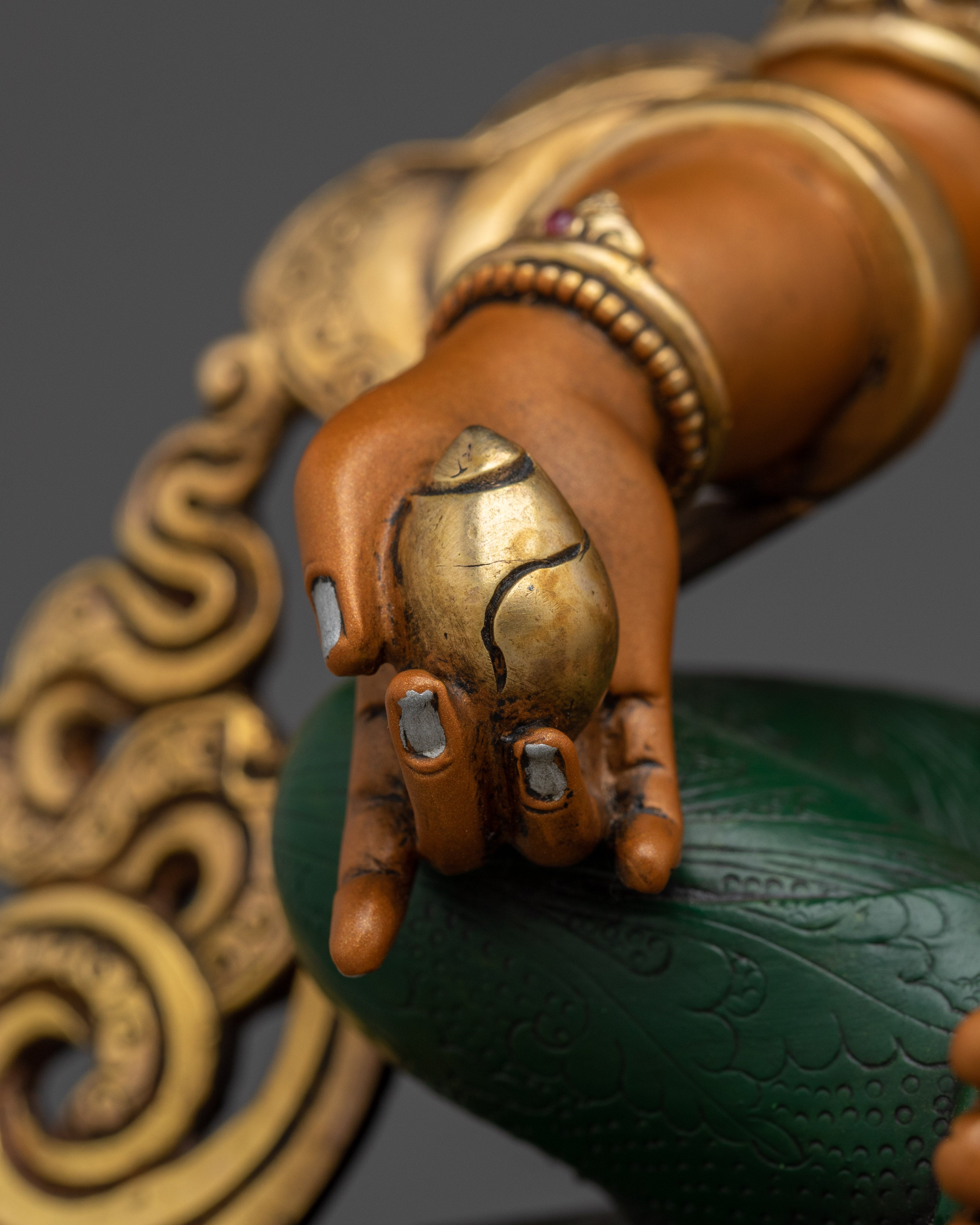 Brown Dzambhala Statue | Symbol of Wealth and Prosperity