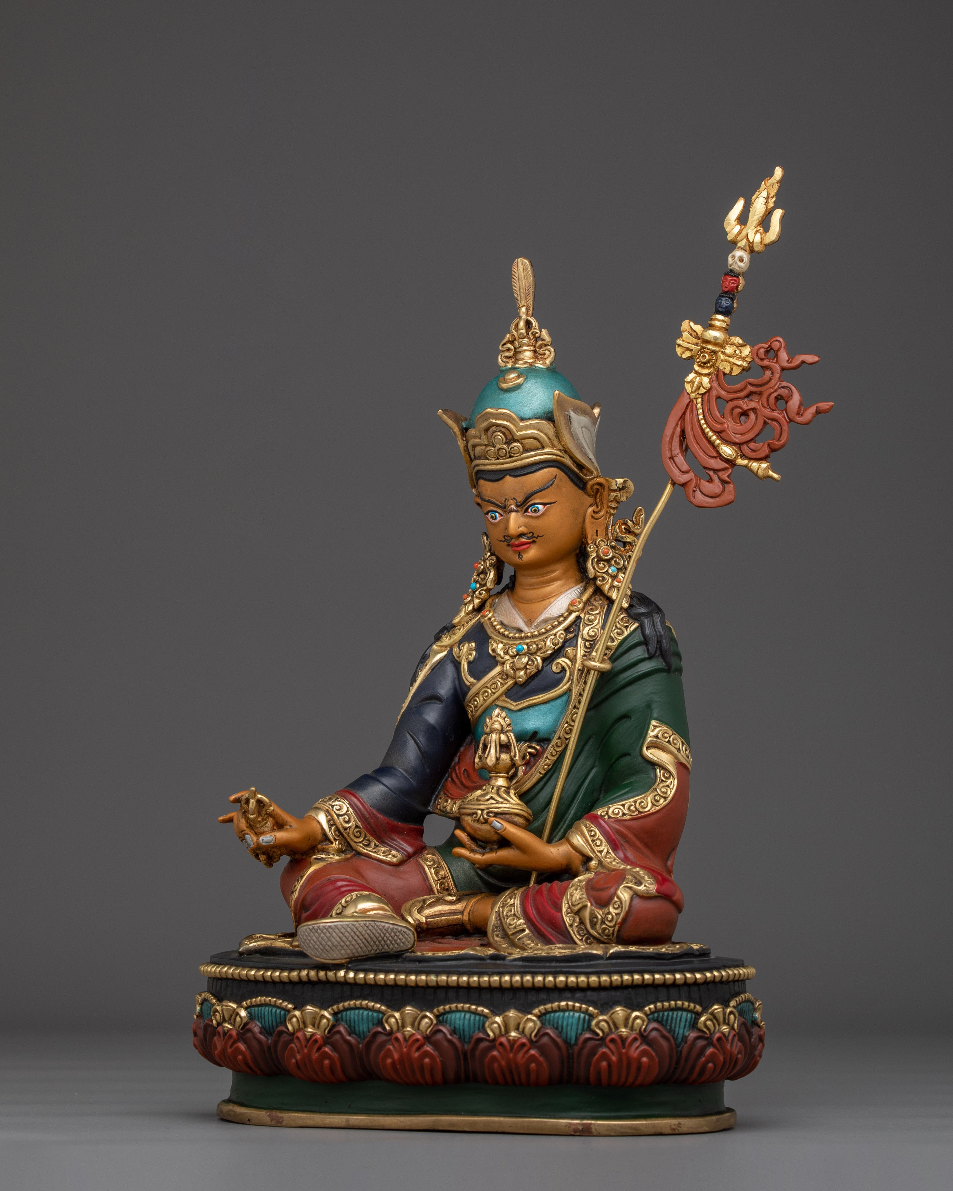 Vajrayana Revered Guru Rinpoche Statue | Padmasambhava Artwork