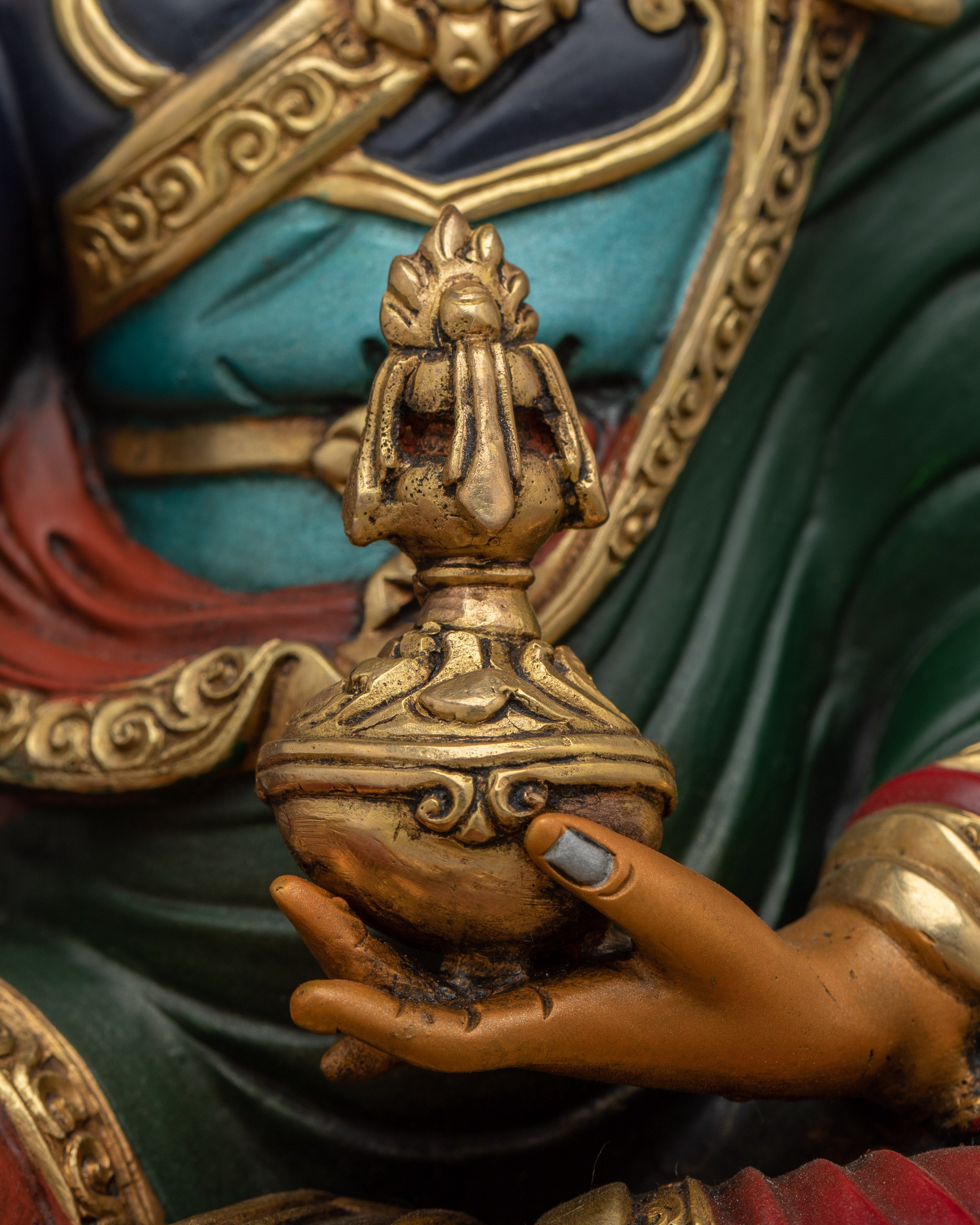 Vajrayana Revered Guru Rinpoche Statue | Padmasambhava Artwork