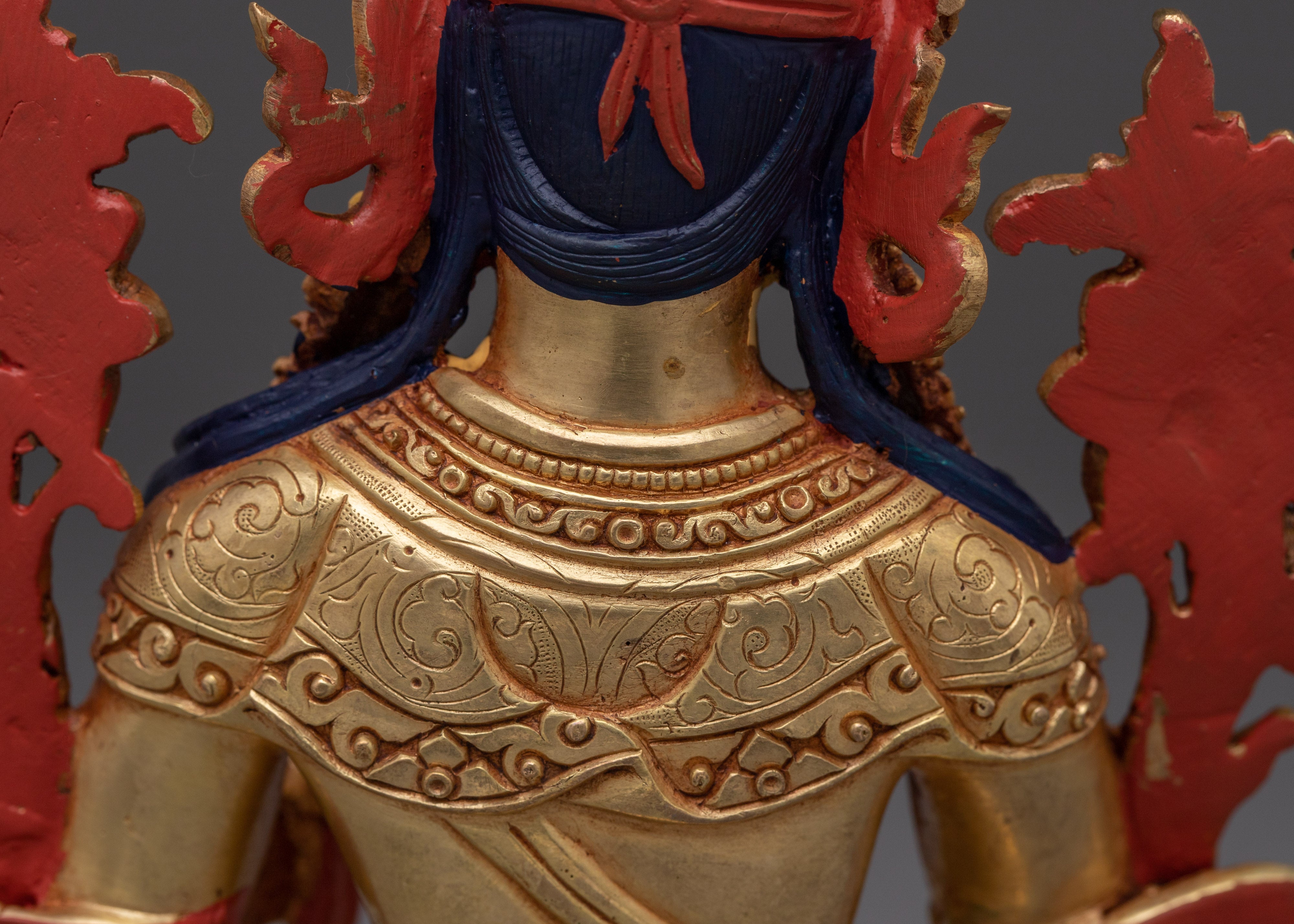 Tibetan Revered Deity White Tara | Buddhist Healing Goddess Artwork