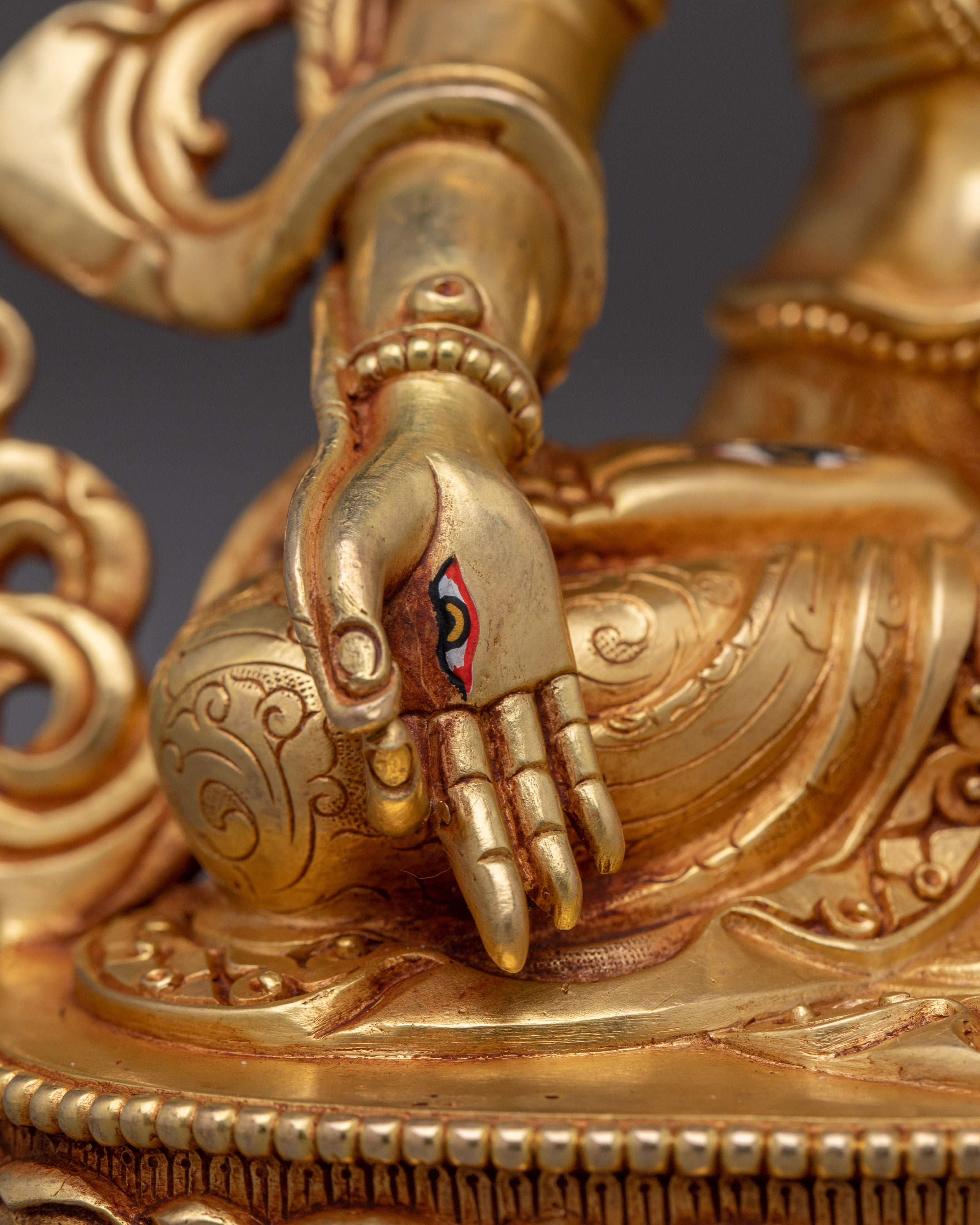 Tibetan Revered Deity White Tara | Buddhist Healing Goddess Artwork