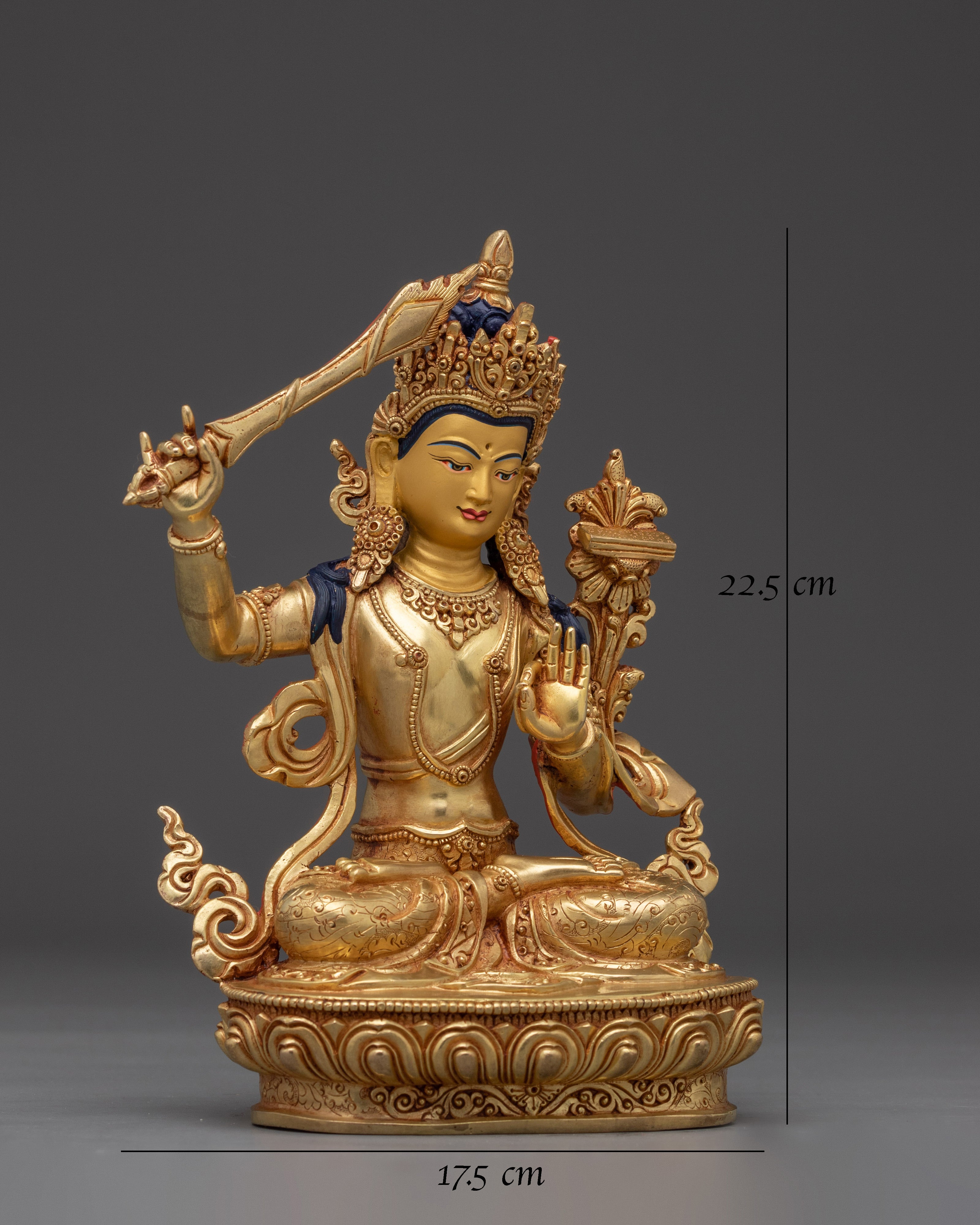 Wisdom Bodhisattva Manjushri Figurine