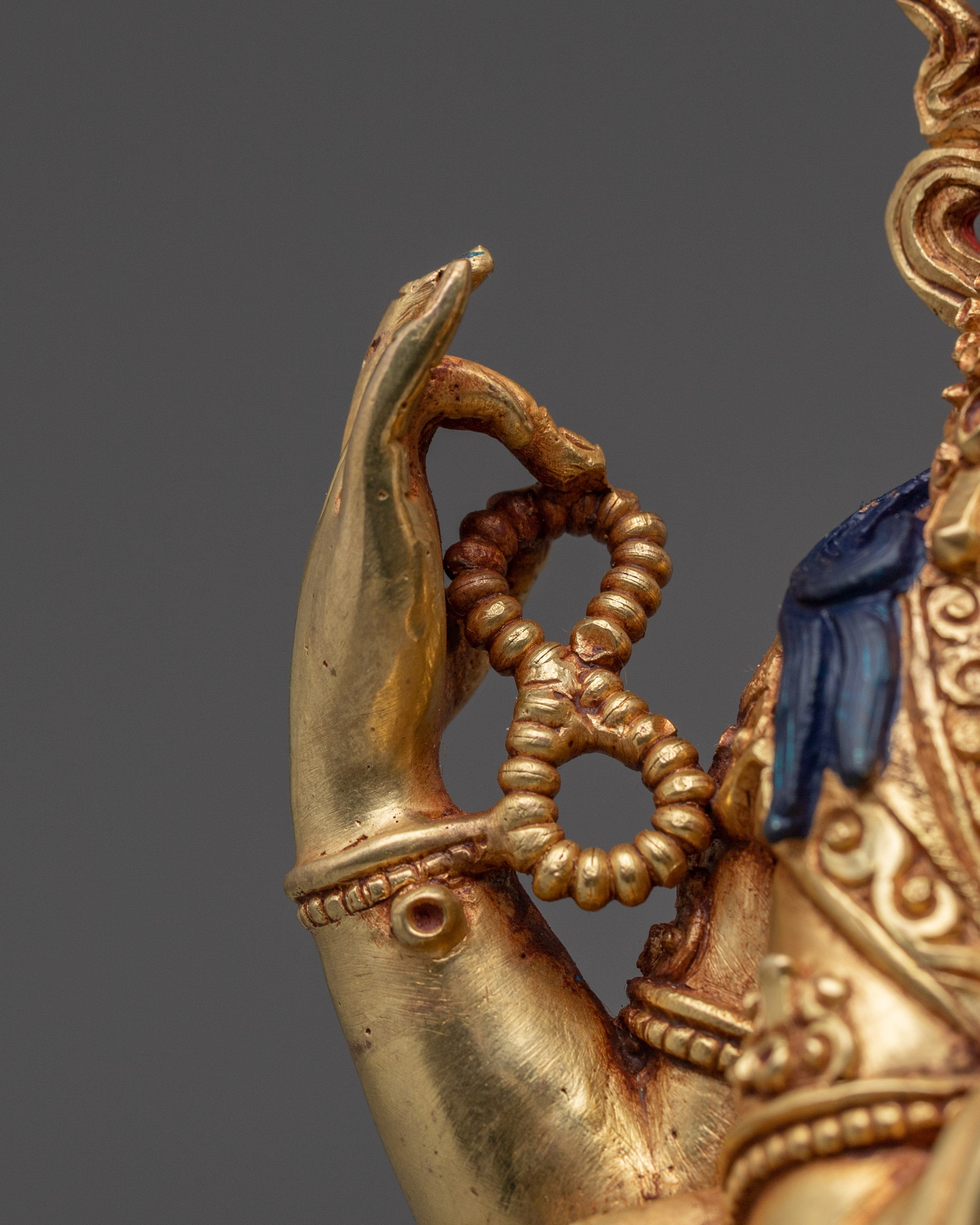 Chenrezig Art - Bodhisattva of compassion | Golden Avalokiteshvara Artwork