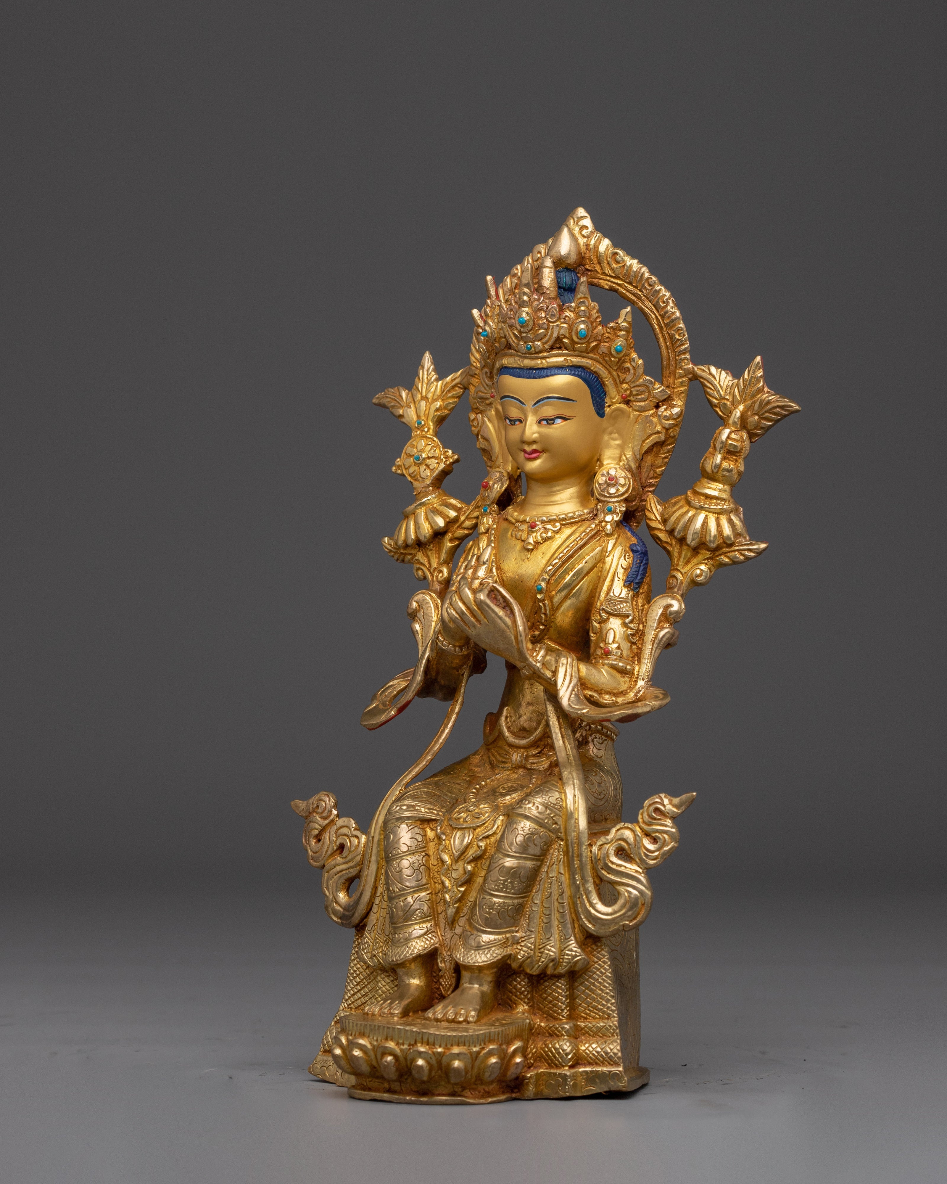 Future Buddha Maitreya Handmade Statue | Buddhist Spiritual Artwork