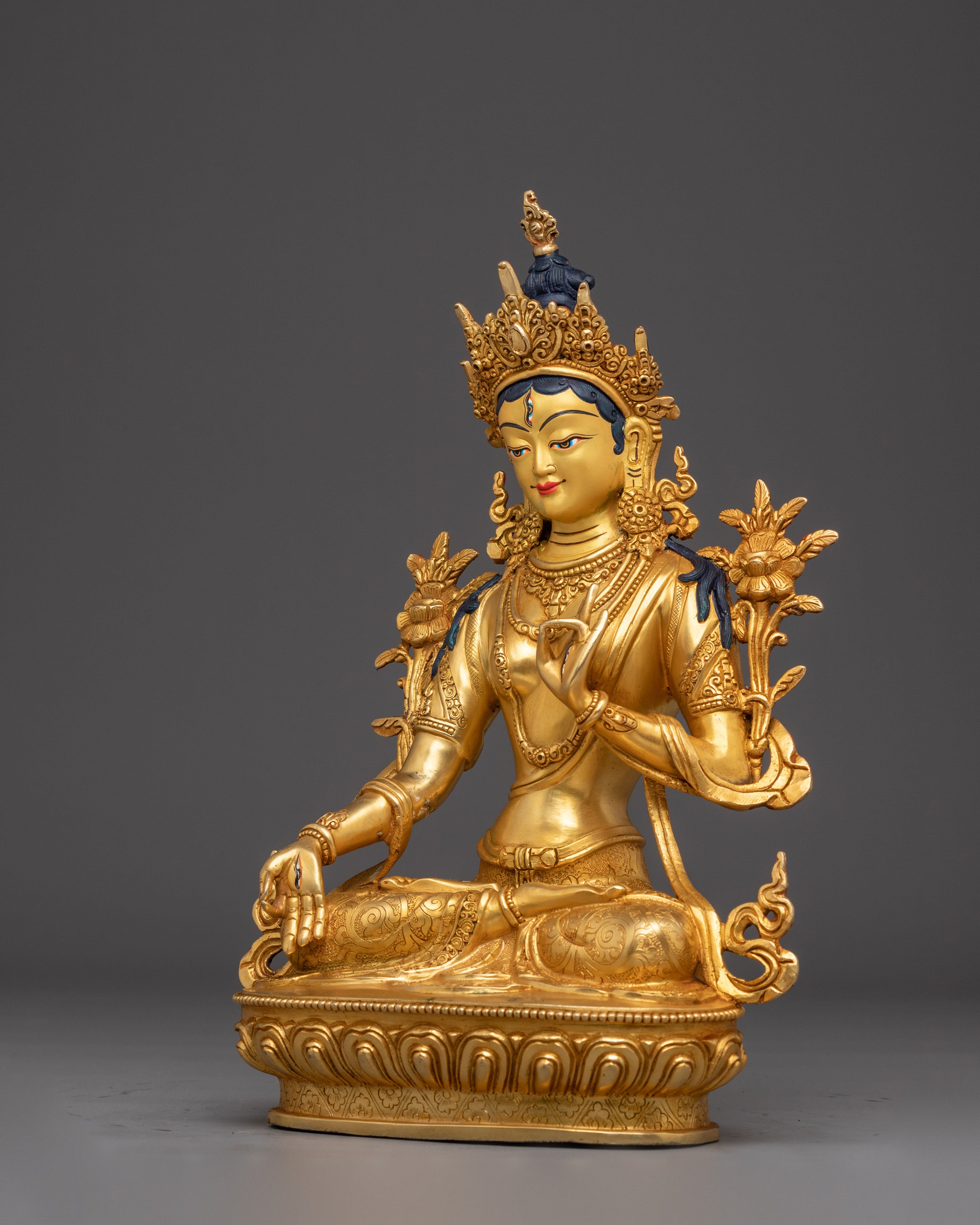 Tranquil Sita Tara Statue | Buddhist Decoration Artwork