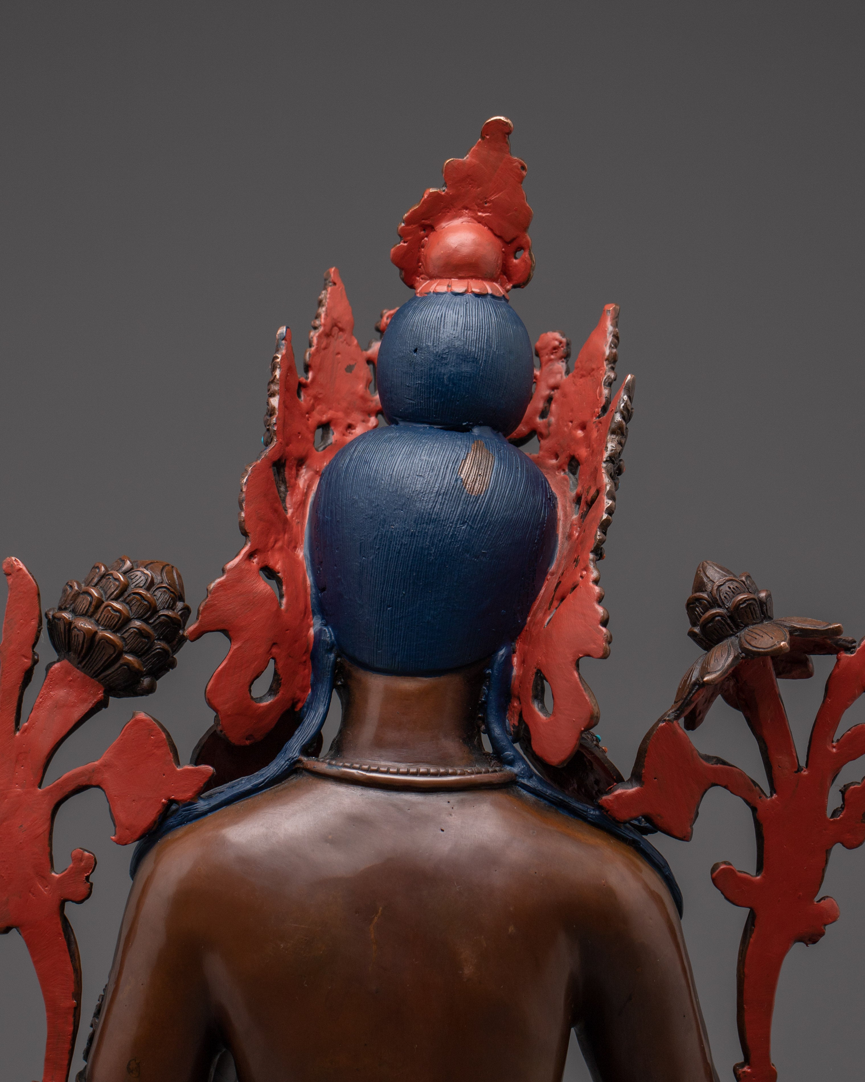 Oxidized Green Tara Decor Statue | Shyama Tara - Compassionate Diety