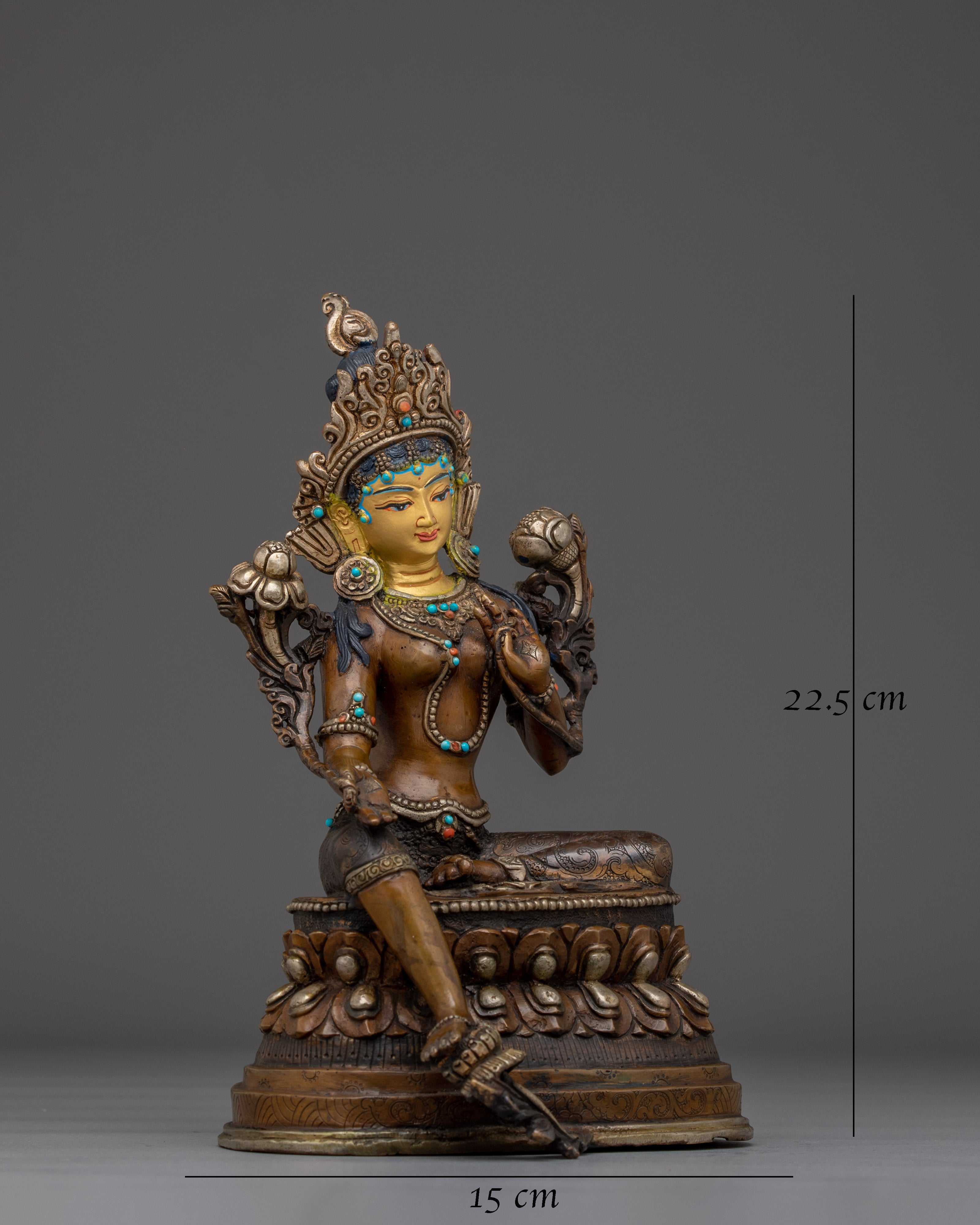 Compassionate Goddess Shyama Tara Statue