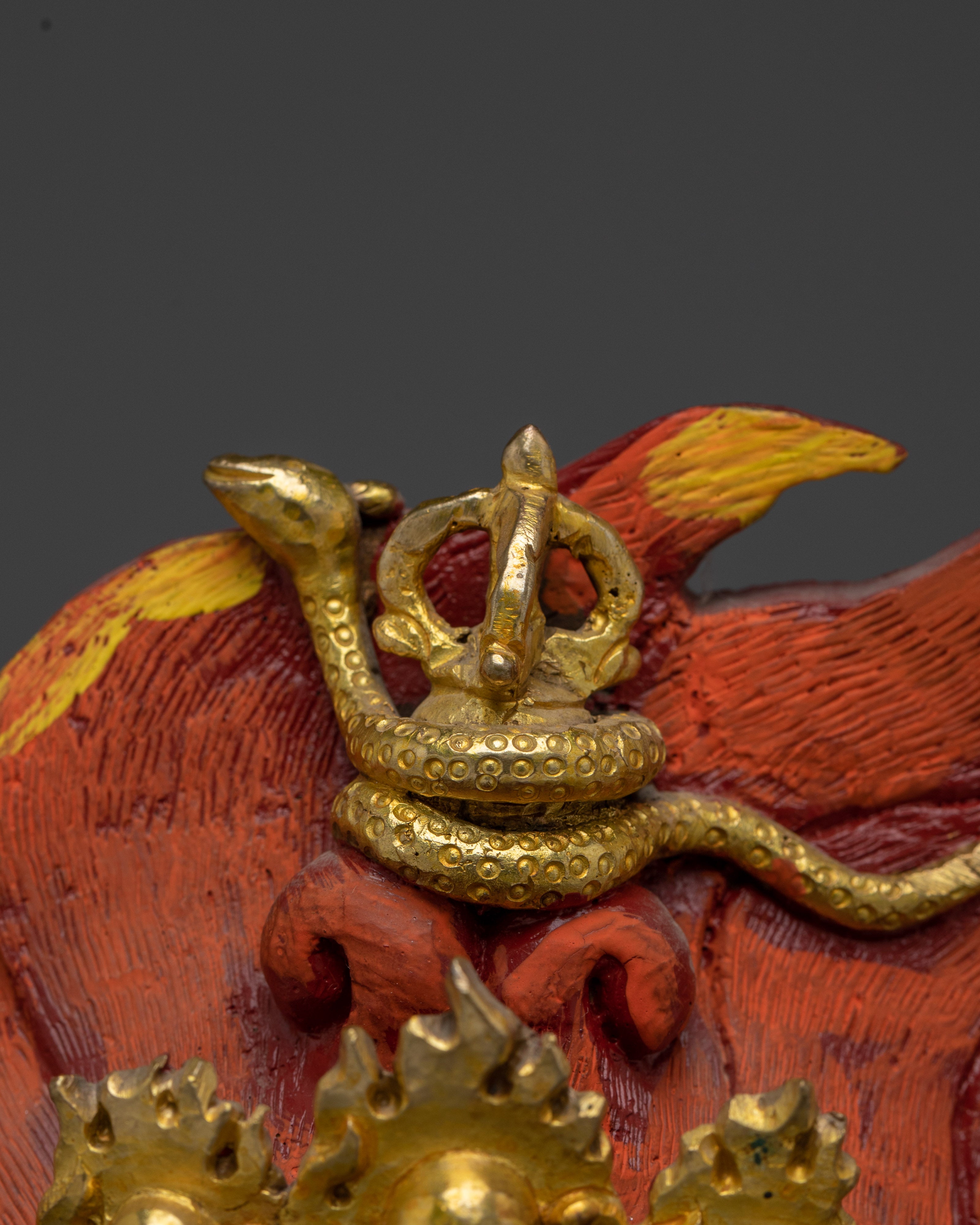 Tibetan Black Dzambhala Statue | Spiritual wealth Deity