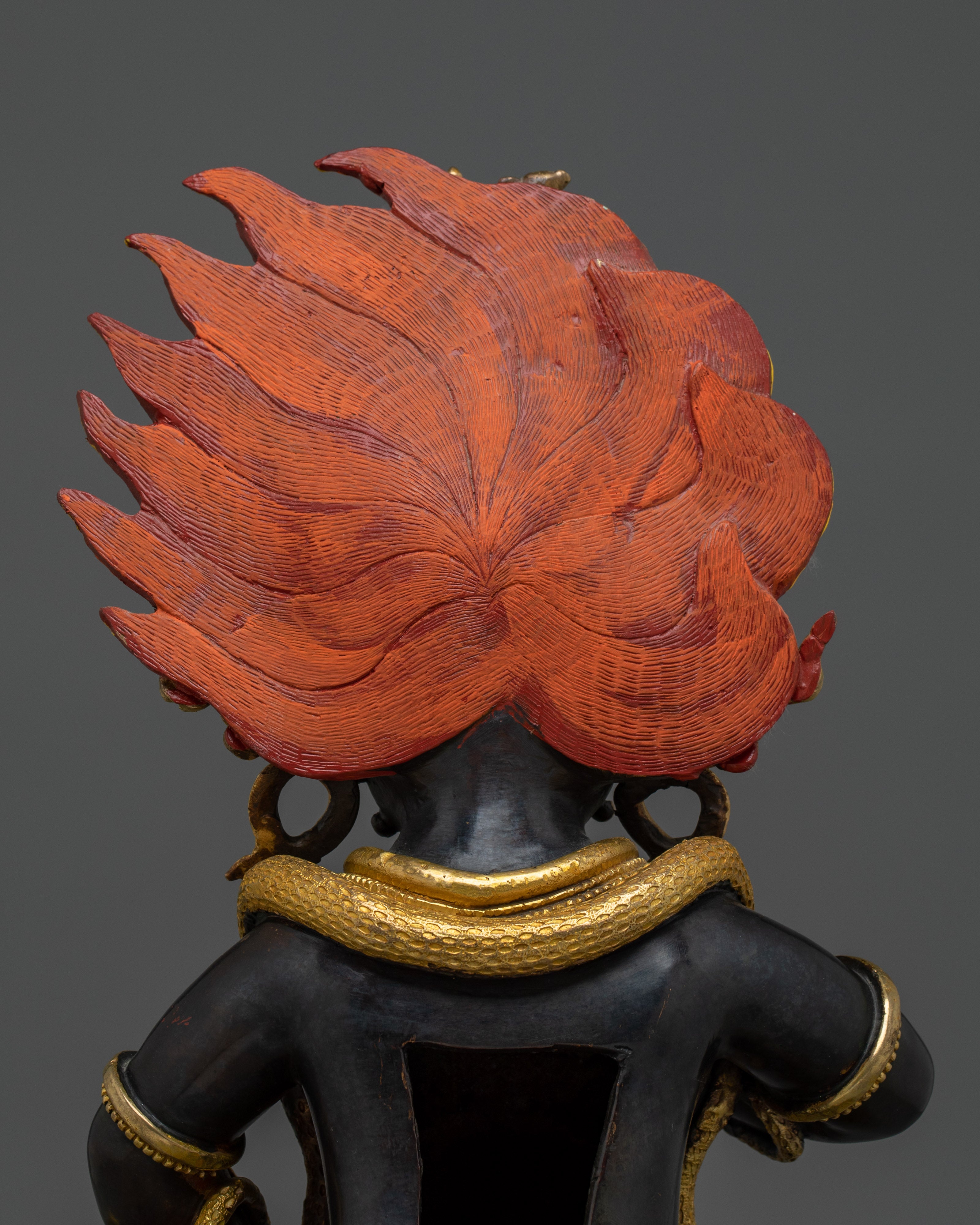 Tibetan Black Dzambhala Statue | Spiritual wealth Deity