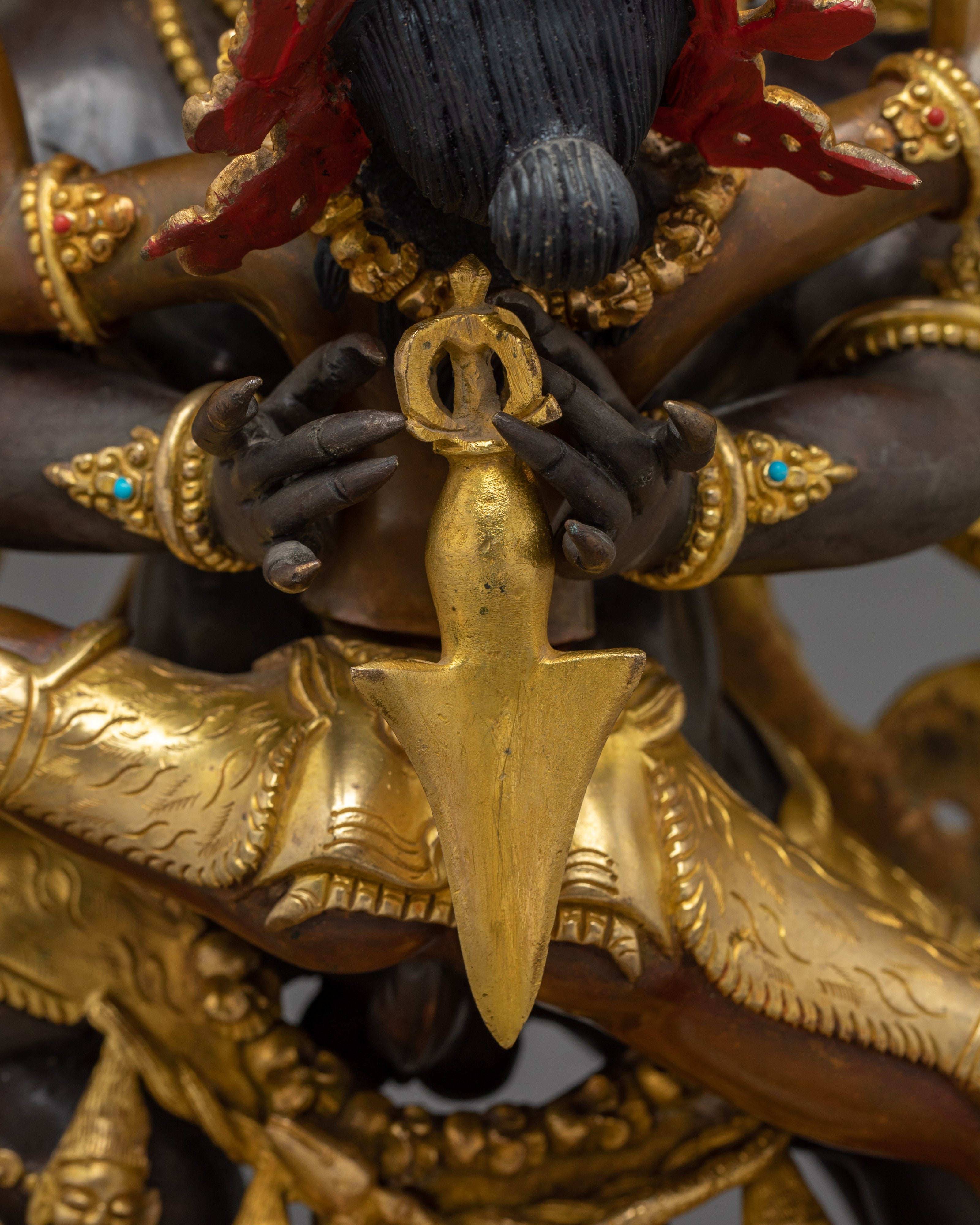 Wrathful Vajrakilaya Statue | Transmutation of Negativity