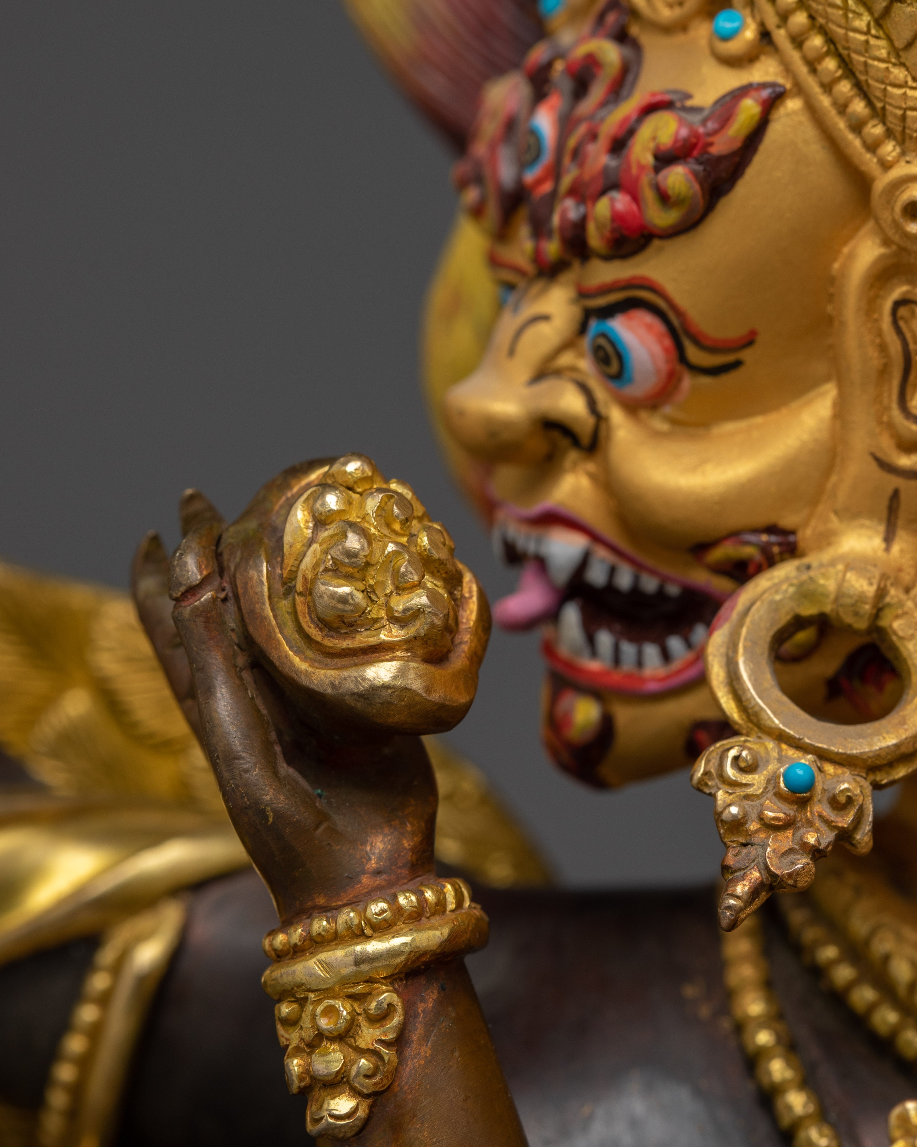 Wrathful Vajrakilaya Statue | Transmutation of Negativity