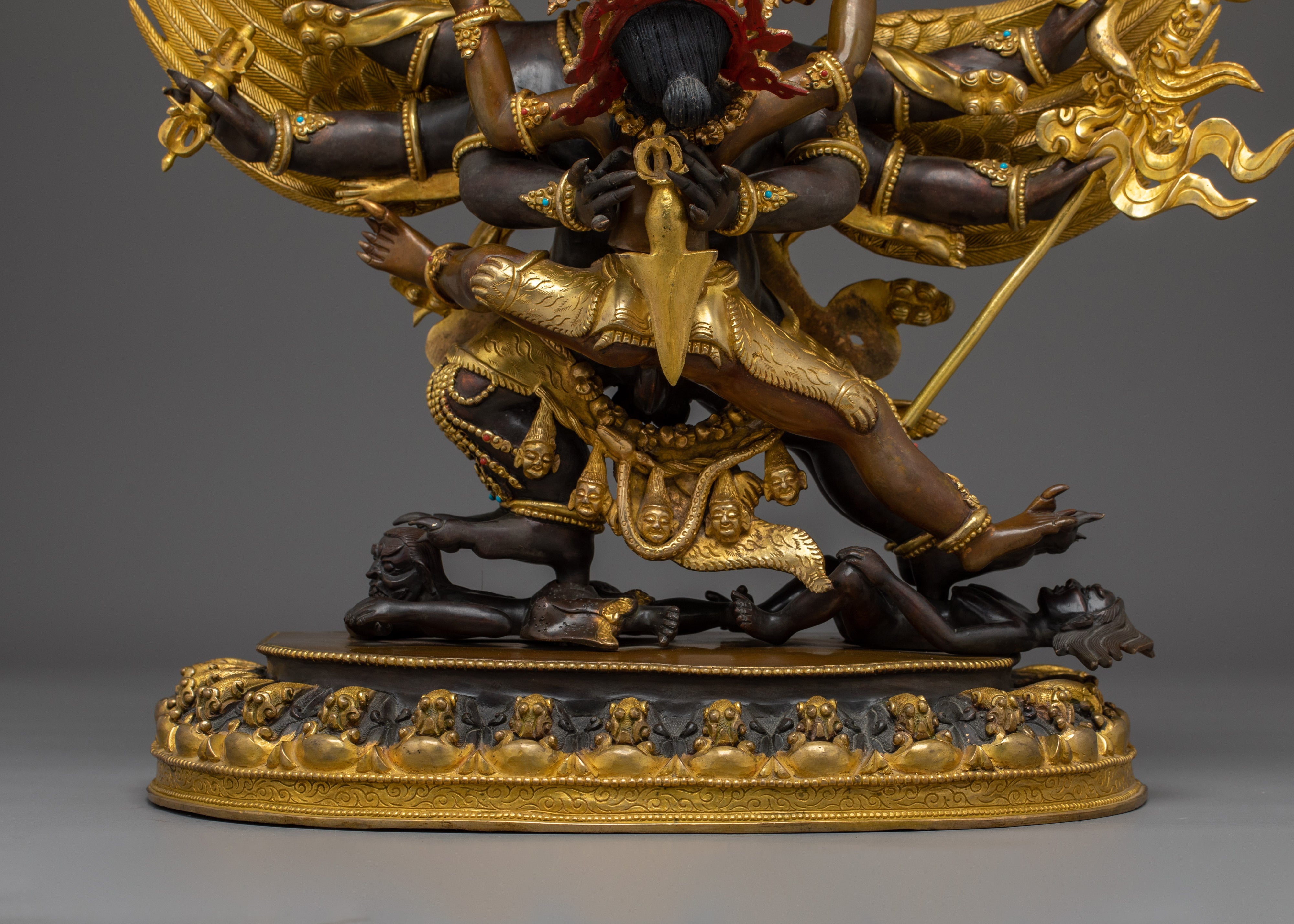 Wrathful Vajrakilaya Statue  | Transmutation of Negativity