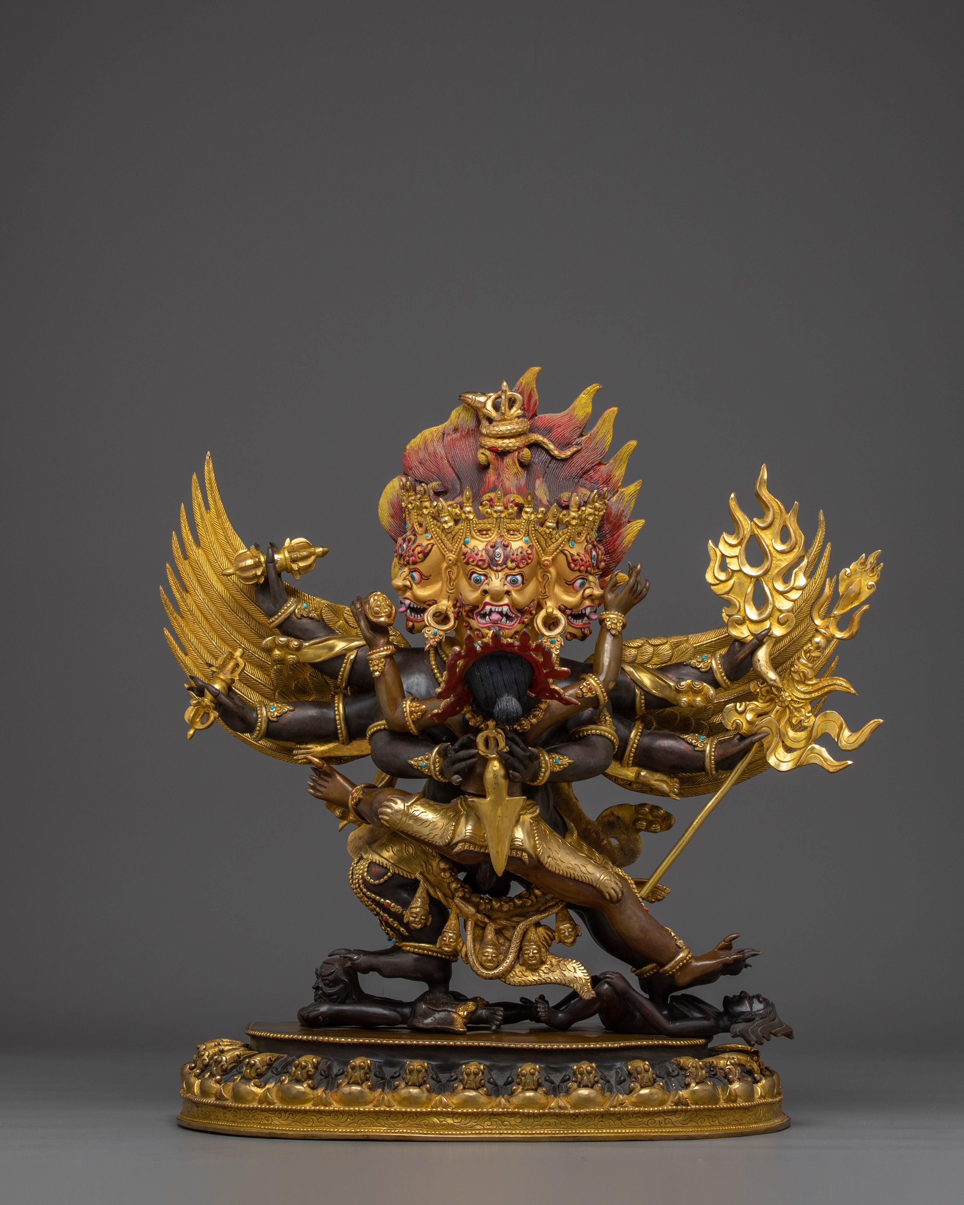 Wrathful Vajrakilaya Statue  | Transmutation of Negativity