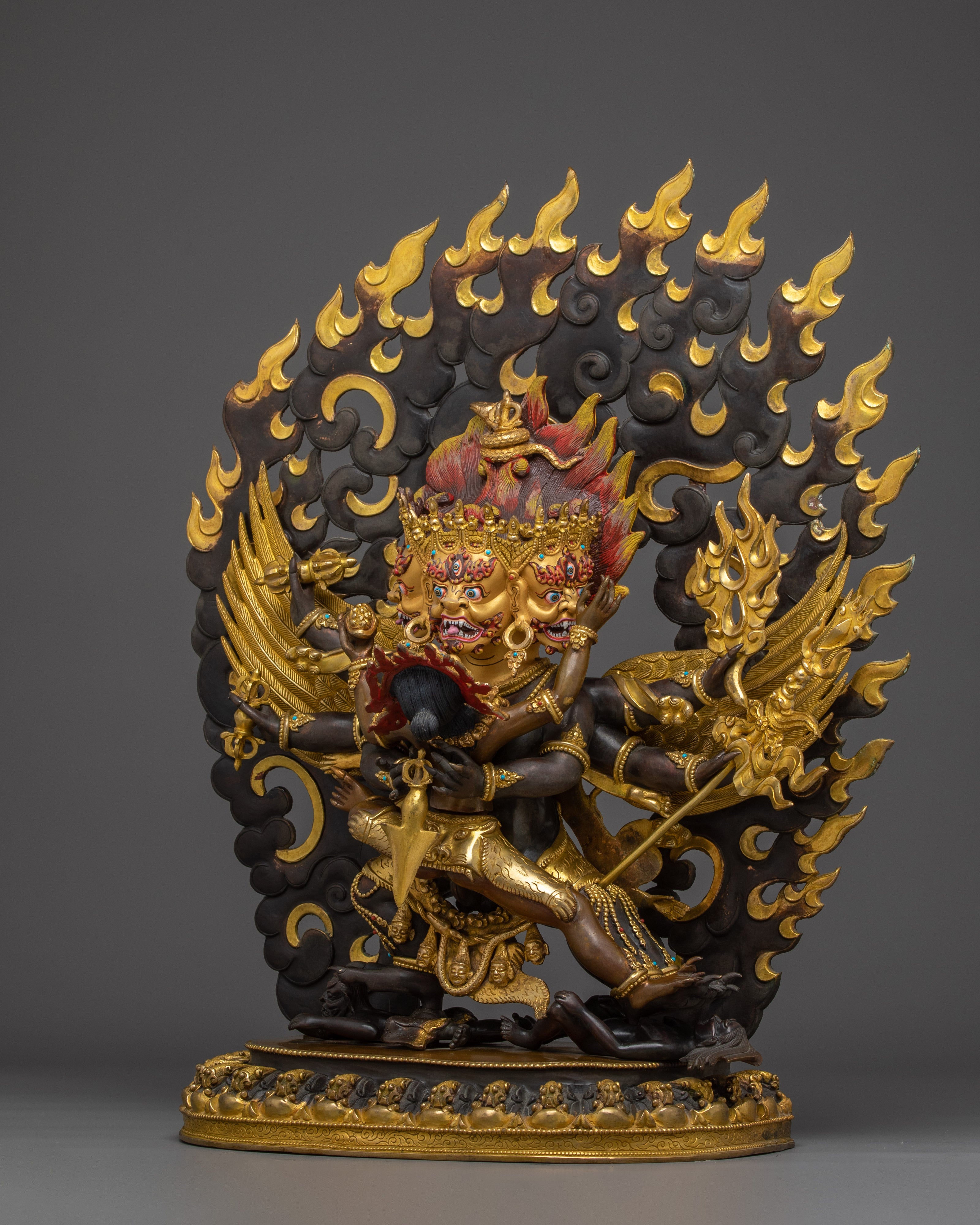 Wrathful Vajrakilaya Statue  | Transmutation of Negativity