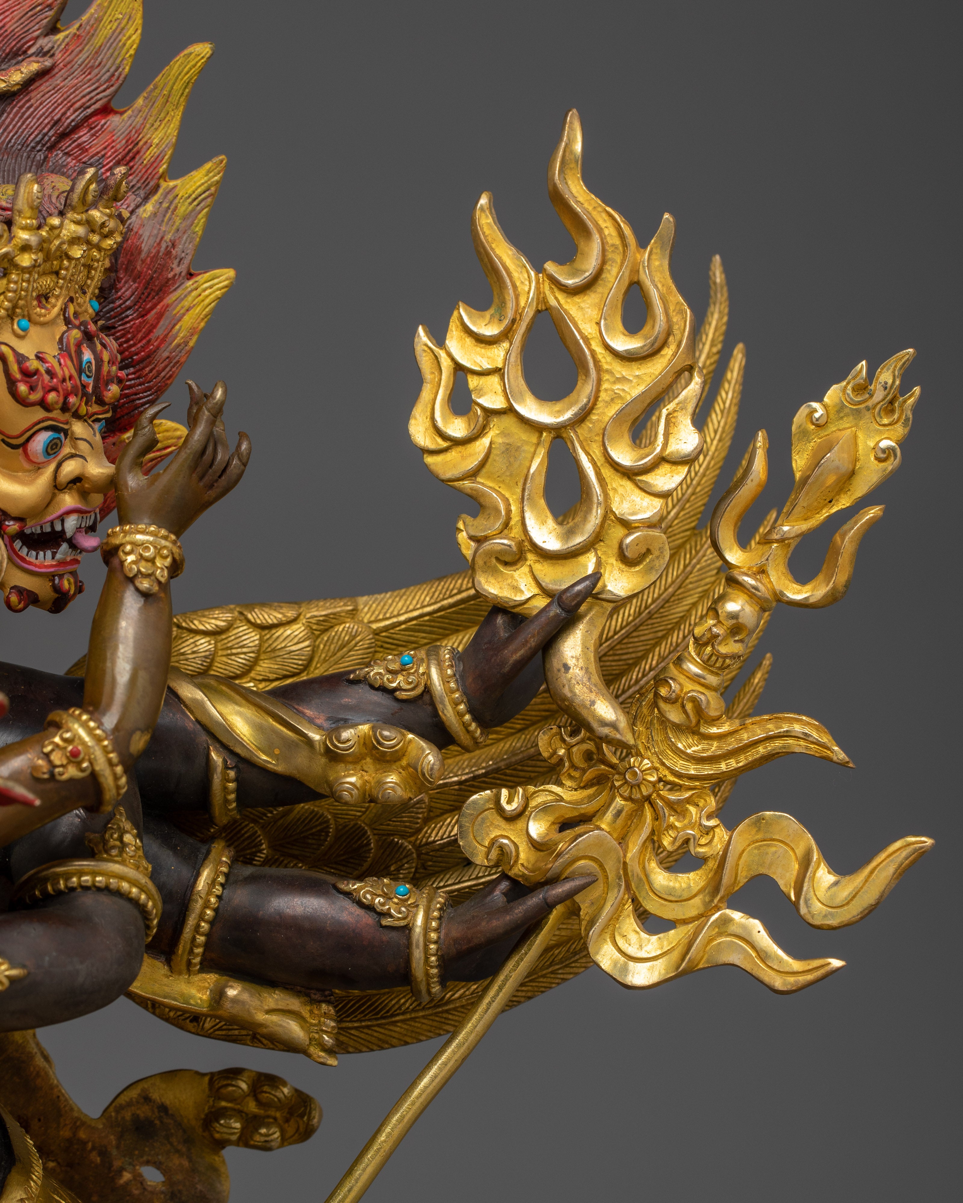 Wrathful Vajrakilaya Statue | Transmutation of Negativity