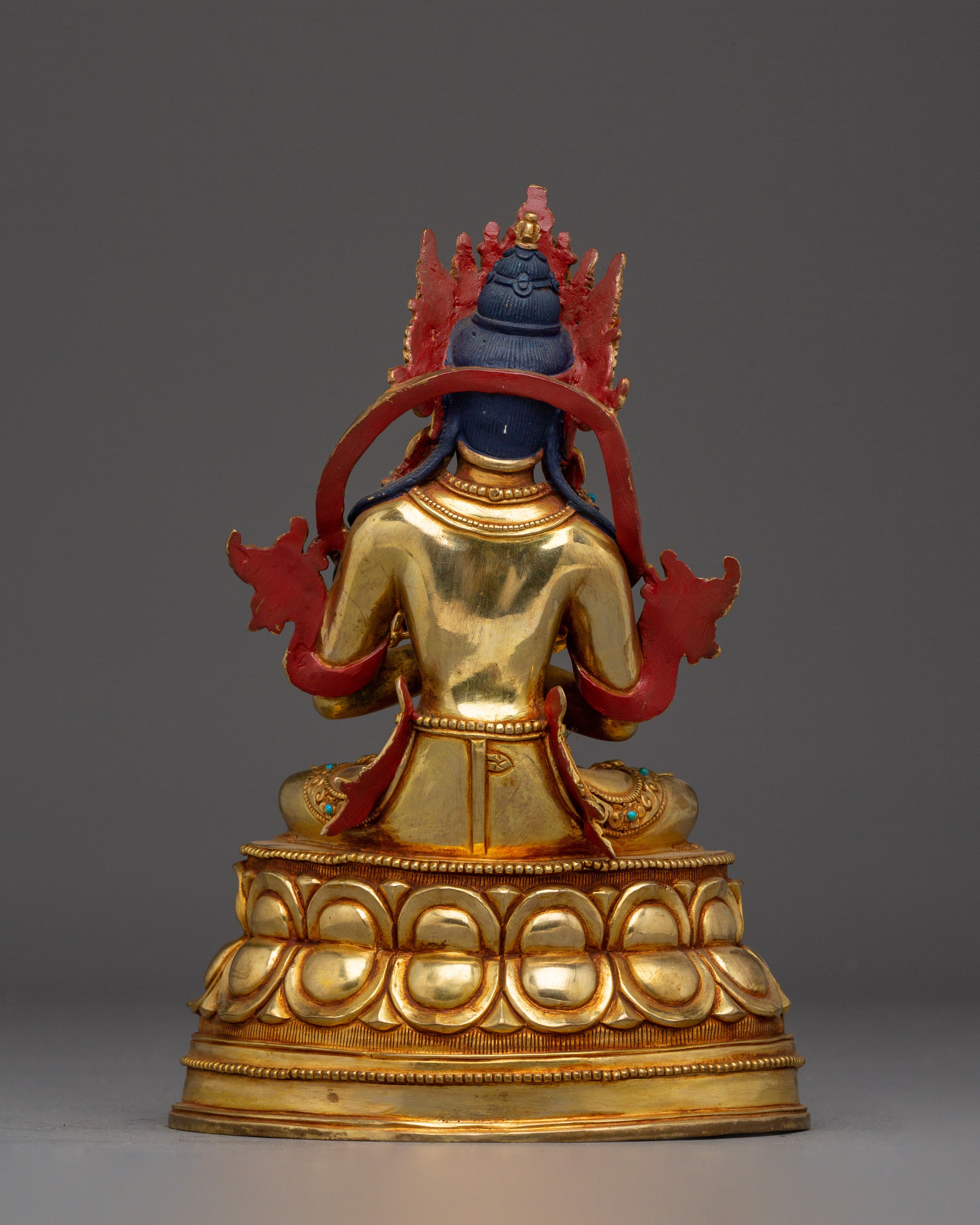 Serene Vajradhara Statue | Buddhist Spiritual Decoration