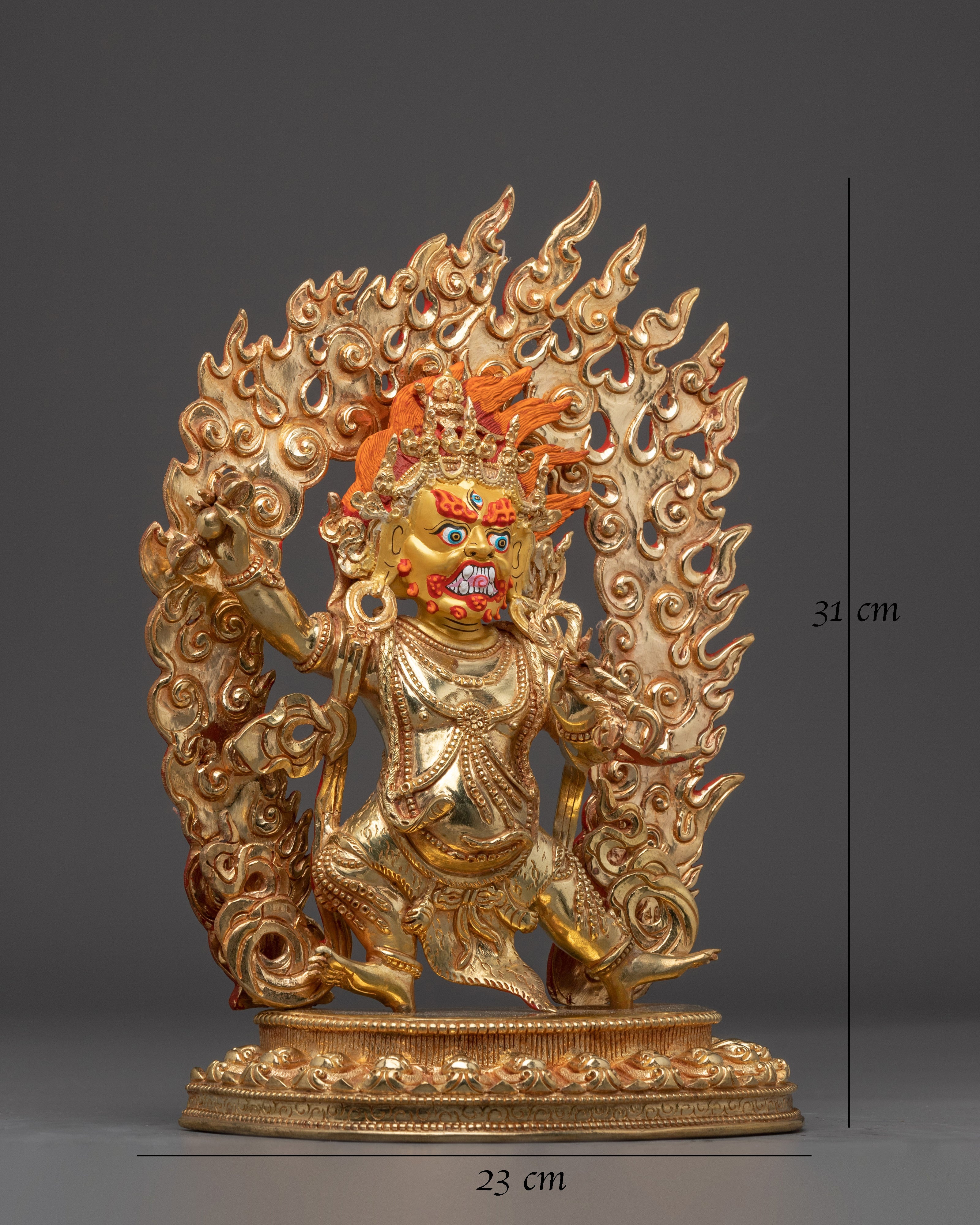 Wrathful Bodhisattva Vajrapani Statue