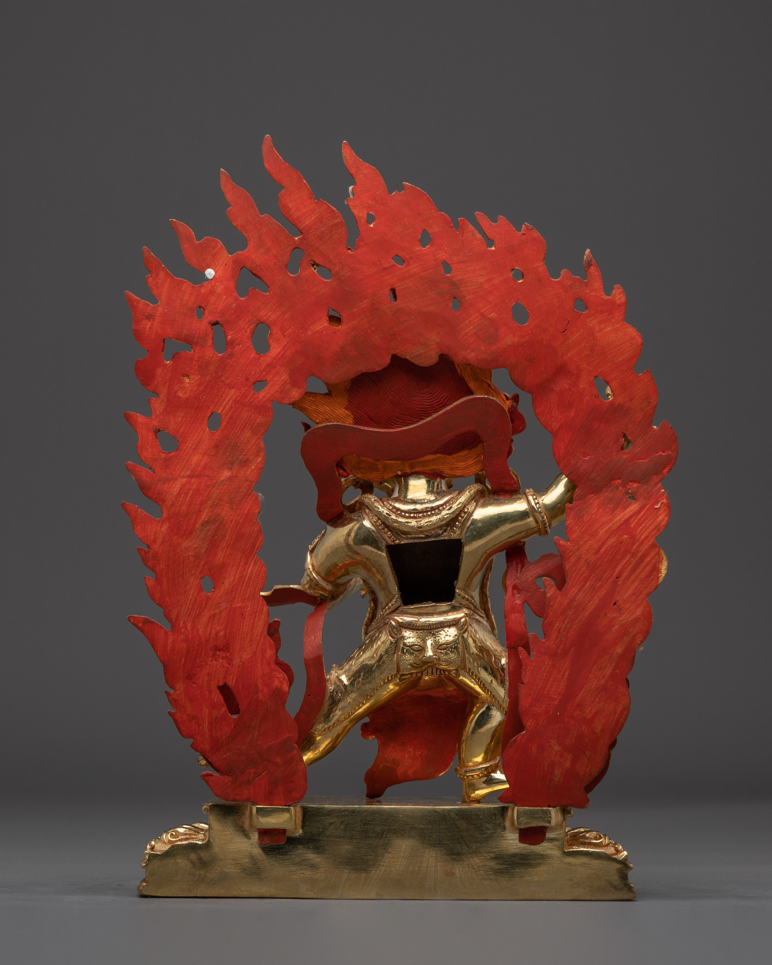 Wrathful Bodhisattva Vajrapani Statue | Buddhist Spiritual Artwork