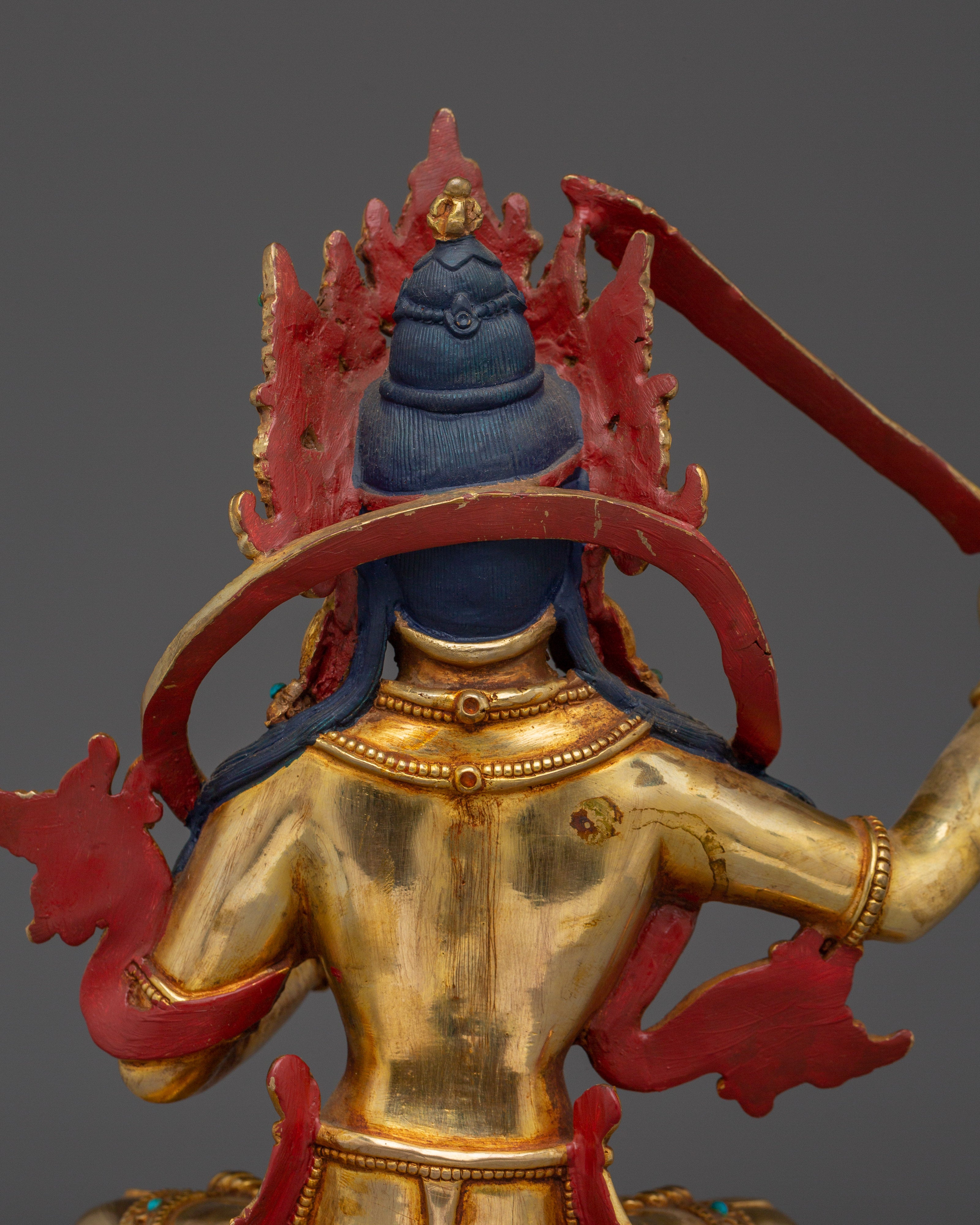 Wisdom Bodhisattva Manjushri Handmade Statue for Spirituality