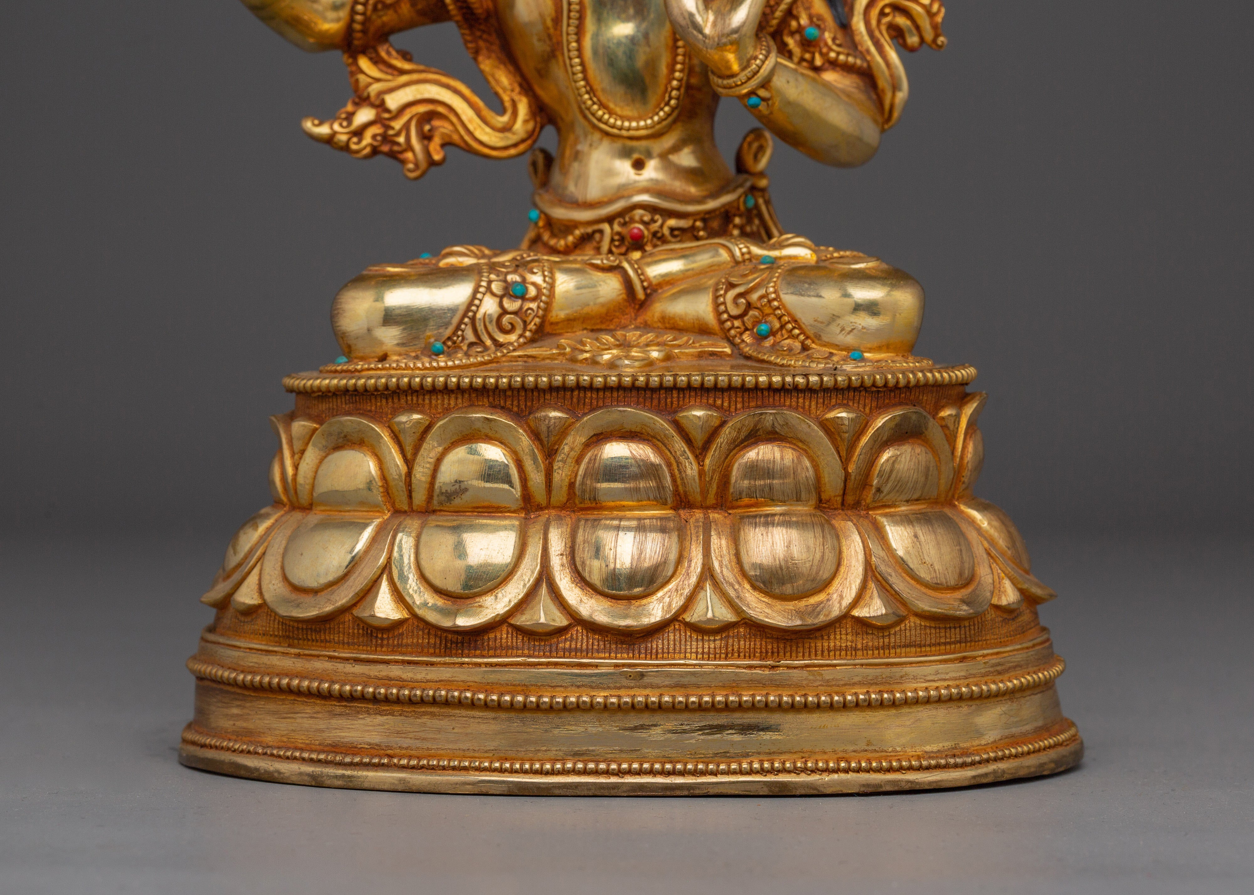 Wisdom Bodhisattva Manjushri Handmade Statue for Spirituality