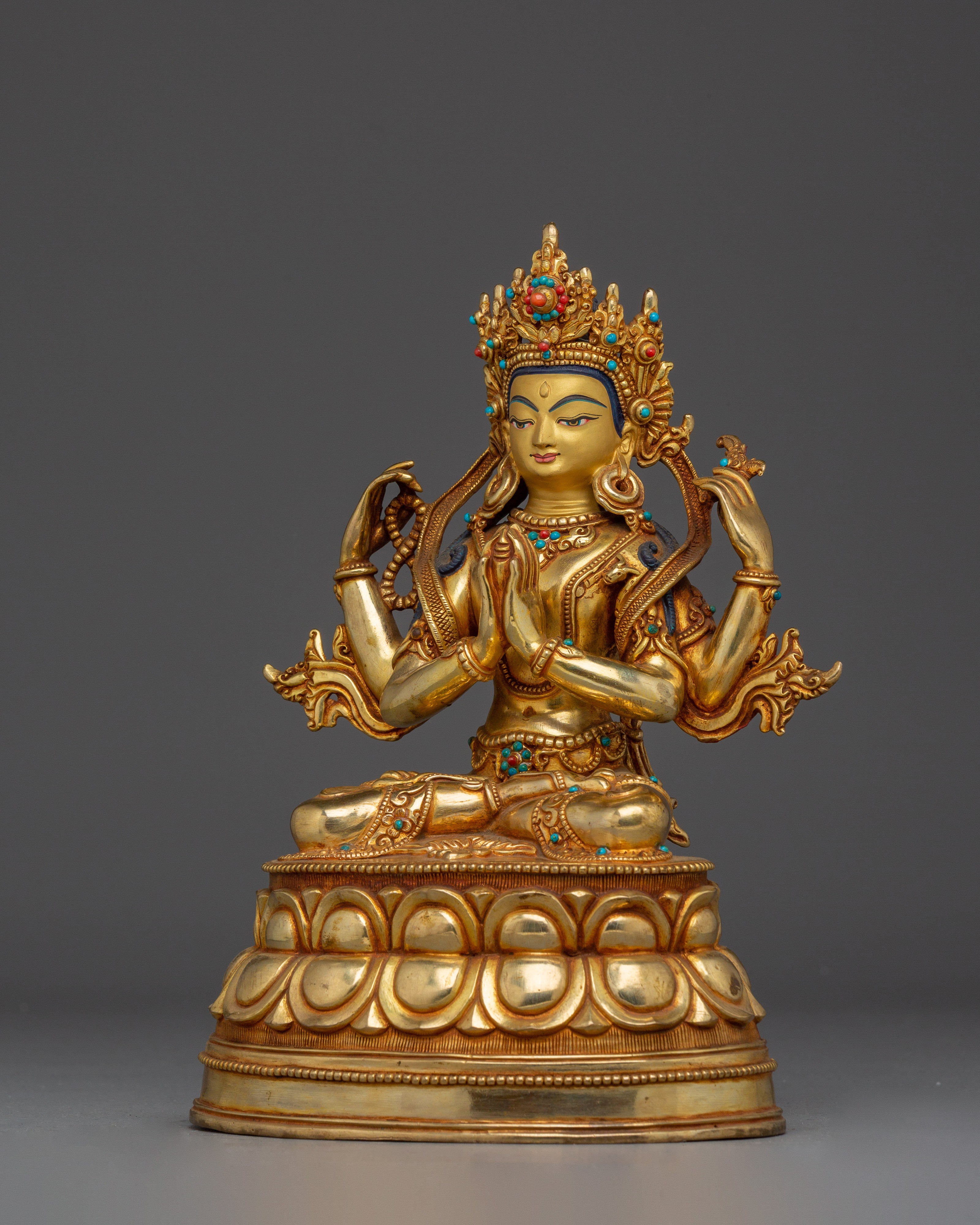 Chenrezig Handcrafted Statue | Avalokiteshvara Artwork