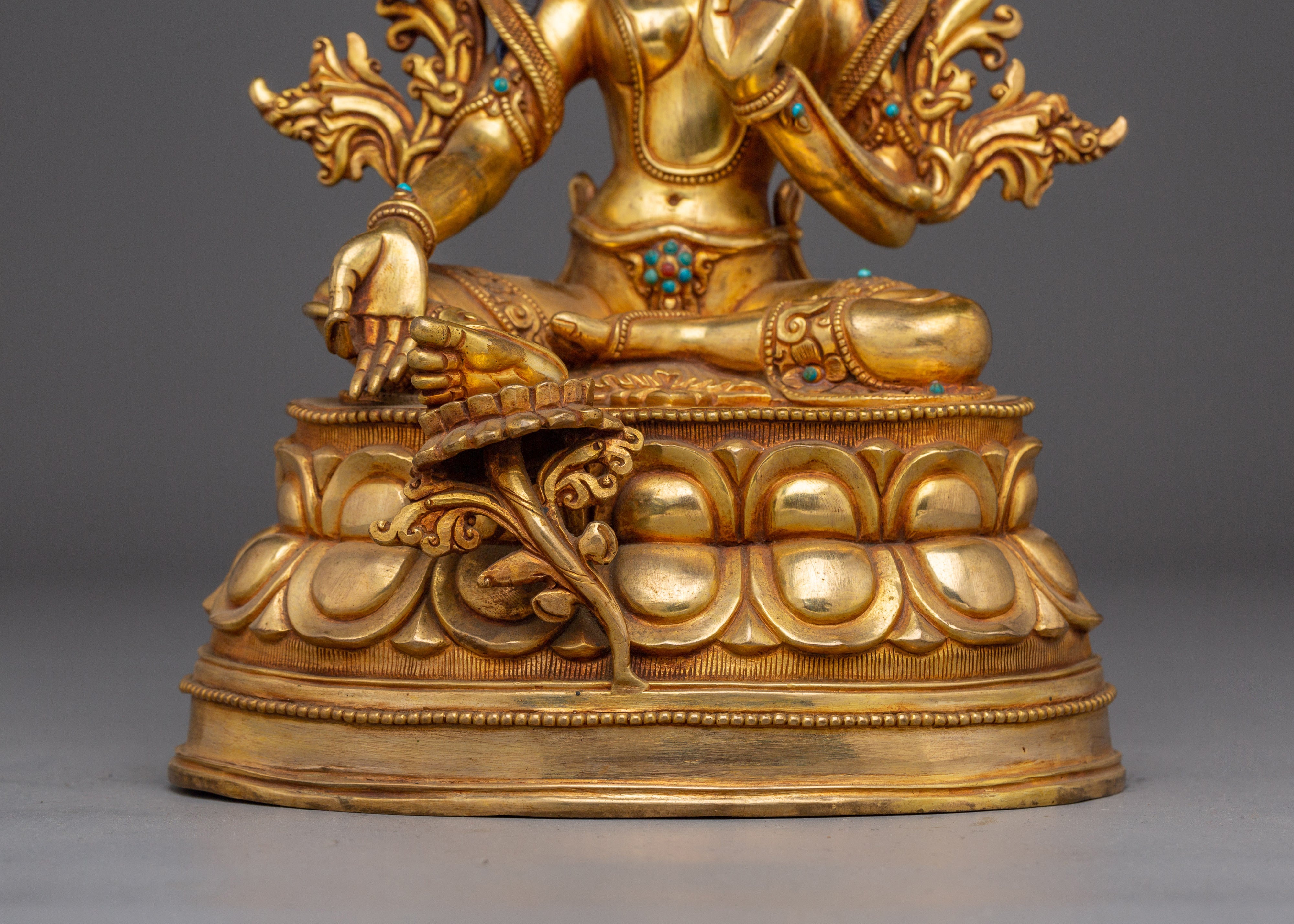 Compassionate Bodhisattva Green Tara Statue | Mother of Alll Buddhas