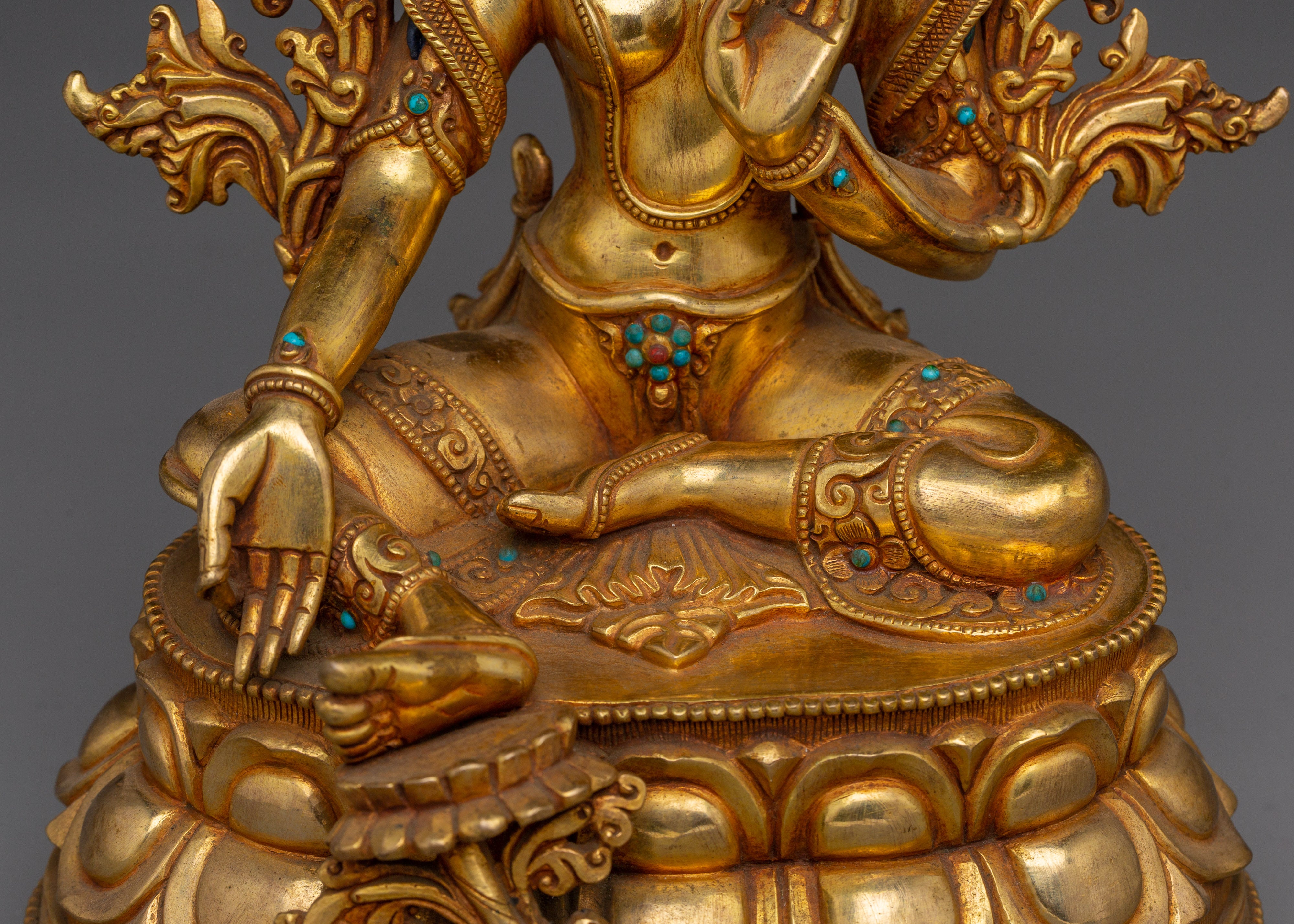 Compassionate Bodhisattva Green Tara Statue | Mother of Alll Buddhas