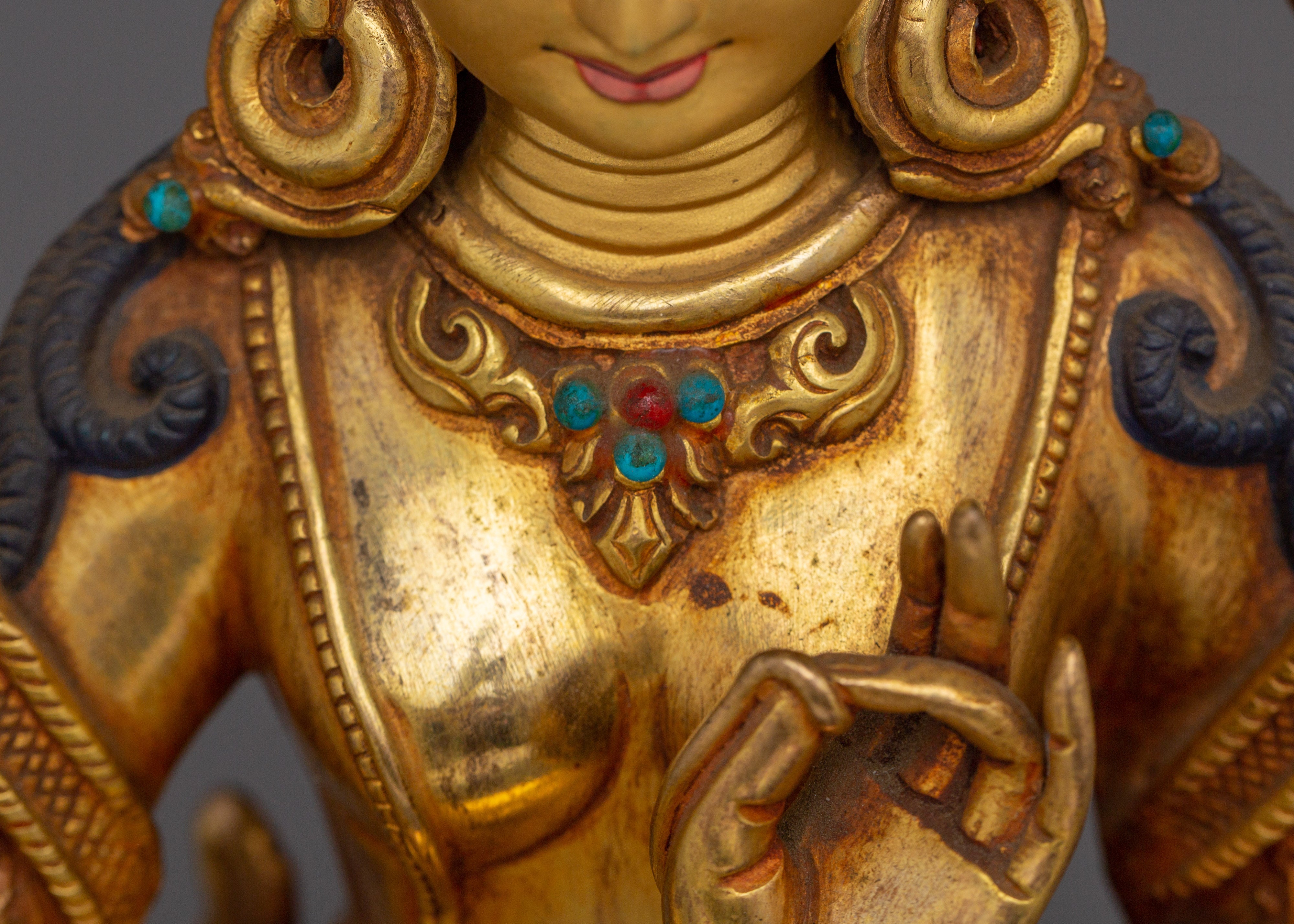 Compassionate Bodhisattva Green Tara Statue | Mother of Alll Buddhas