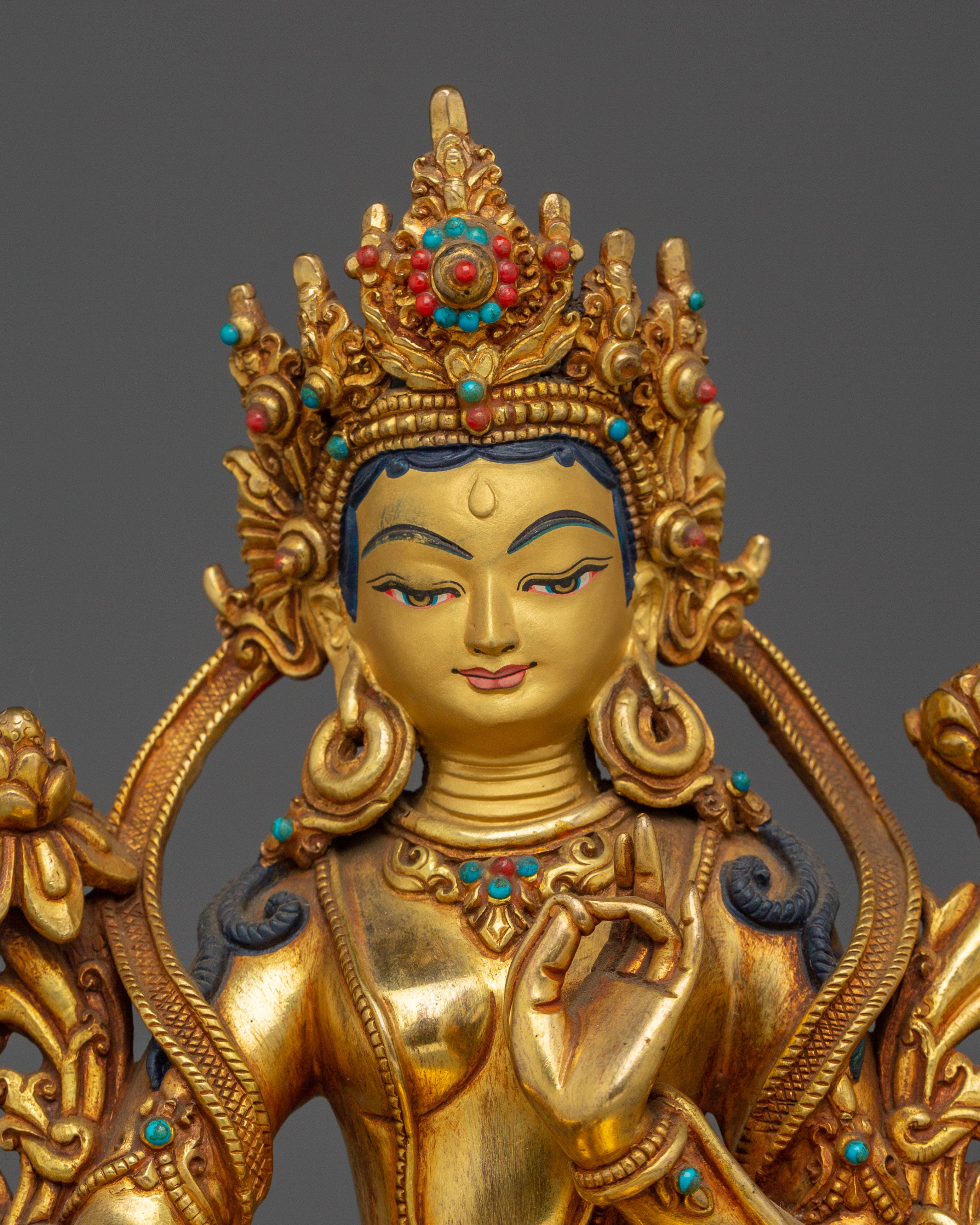 Compassionate Bodhisattva Green Tara Statue | Mother of Alll Buddhas