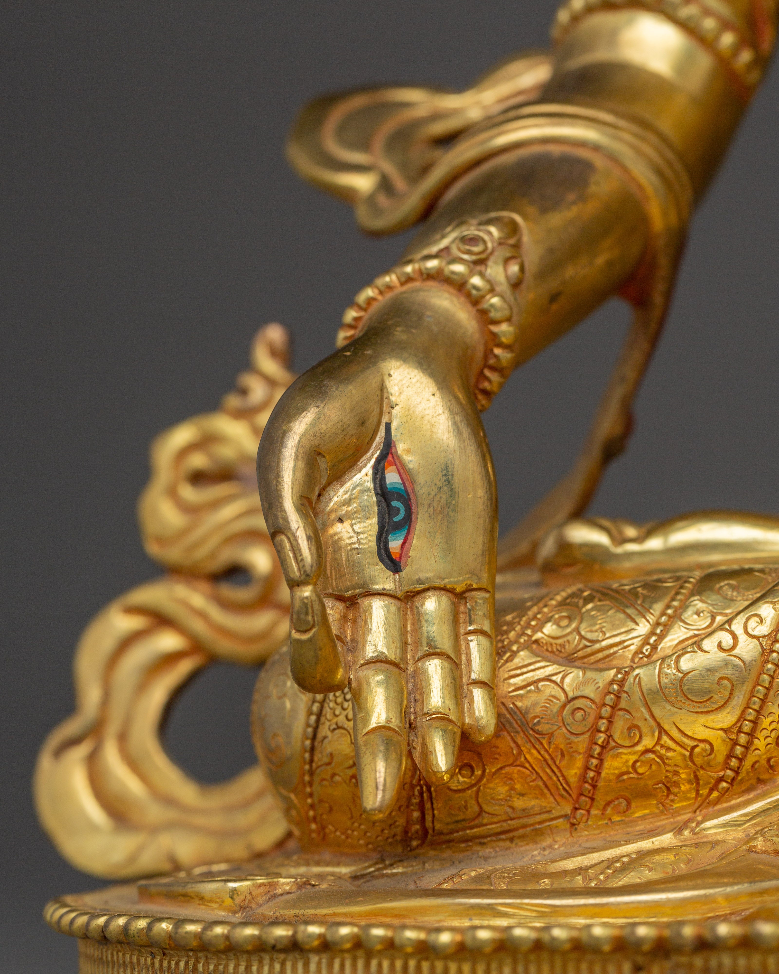 Meditation Goddess White Tara Statue | Peaceful Tara