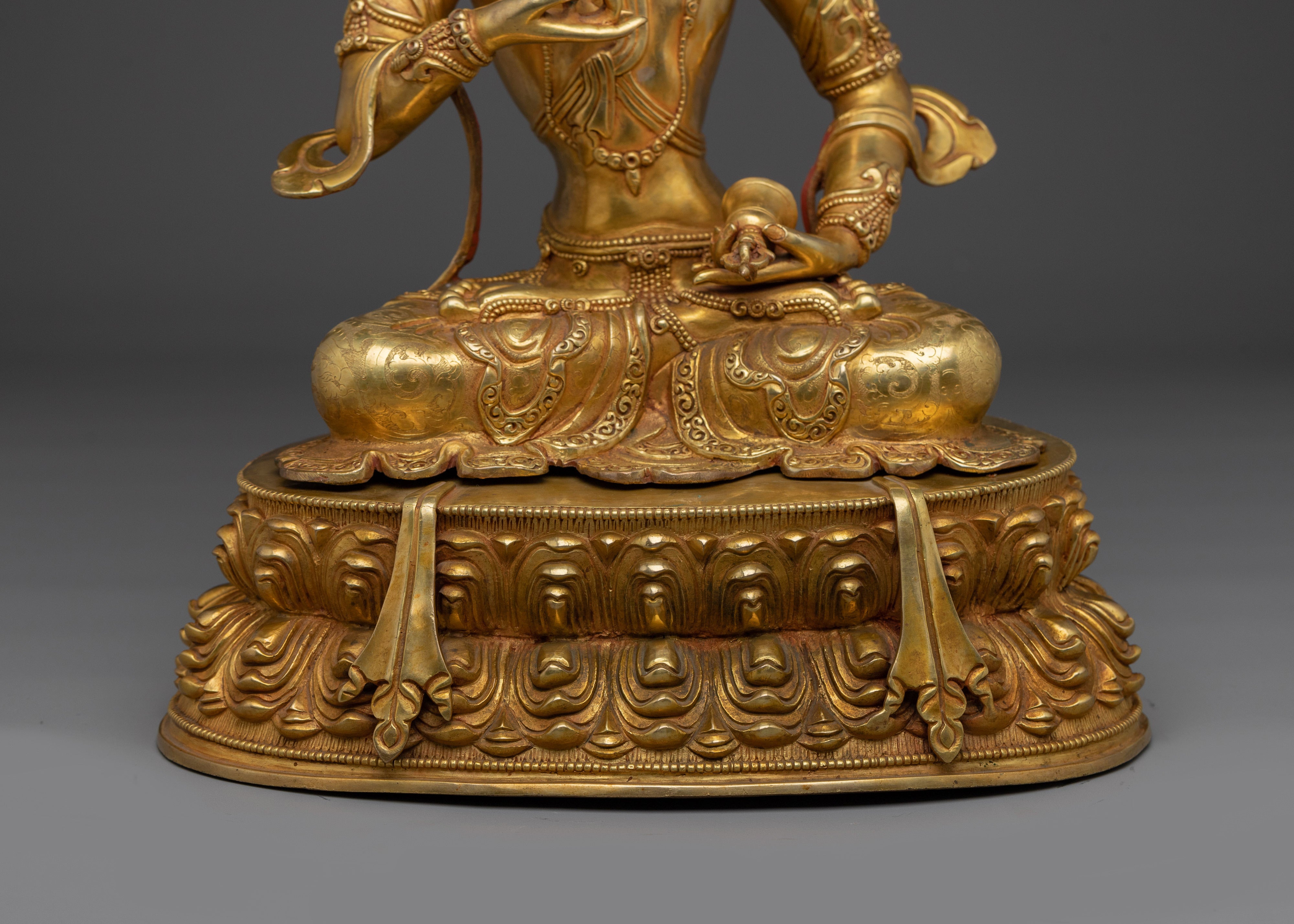 Handcrafted Vajrasattva Statue Made in Nepal | Purification Deity for Altar