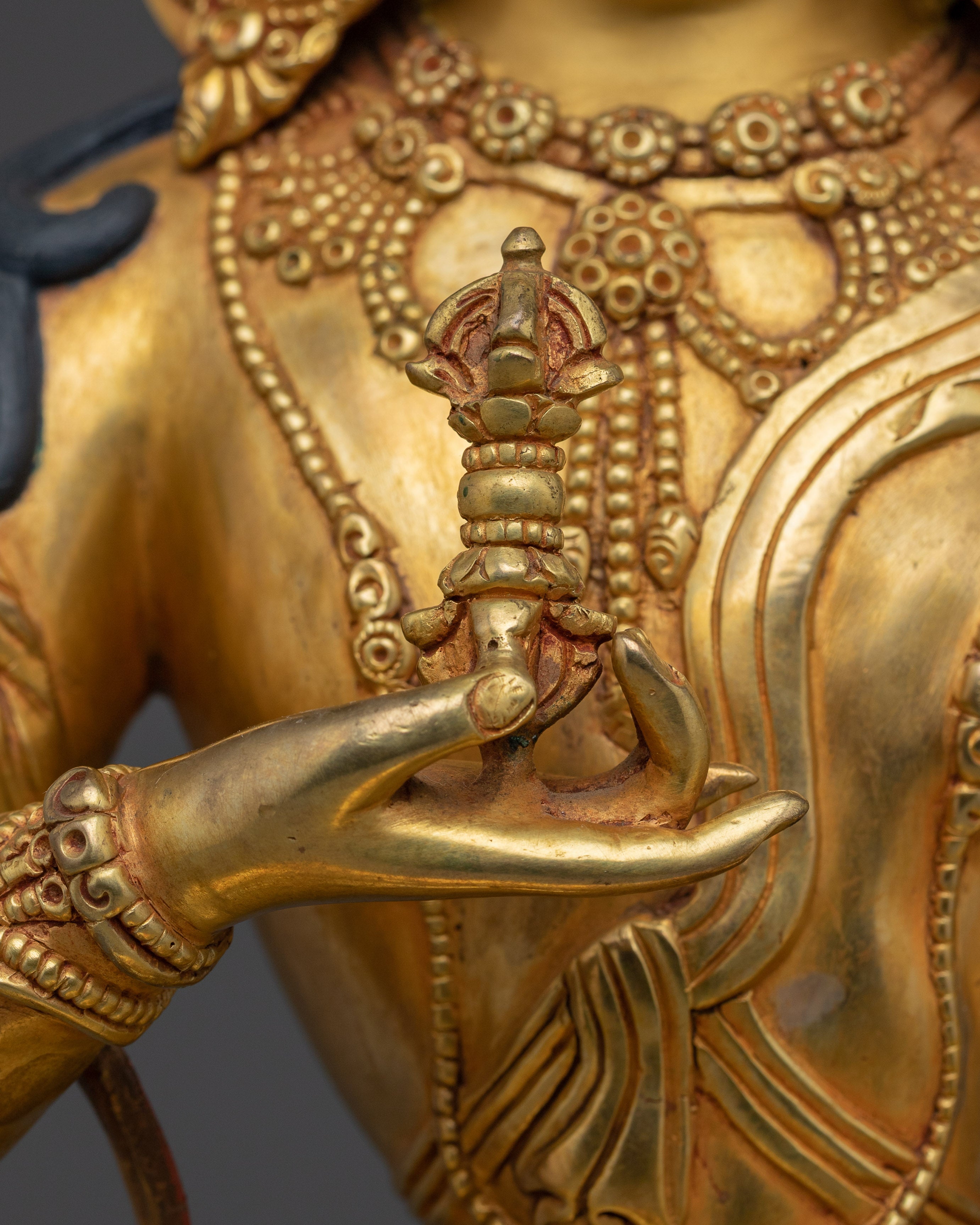 Handcrafted Vajrasattva Statue Made in Nepal | Purification Deity for Altar