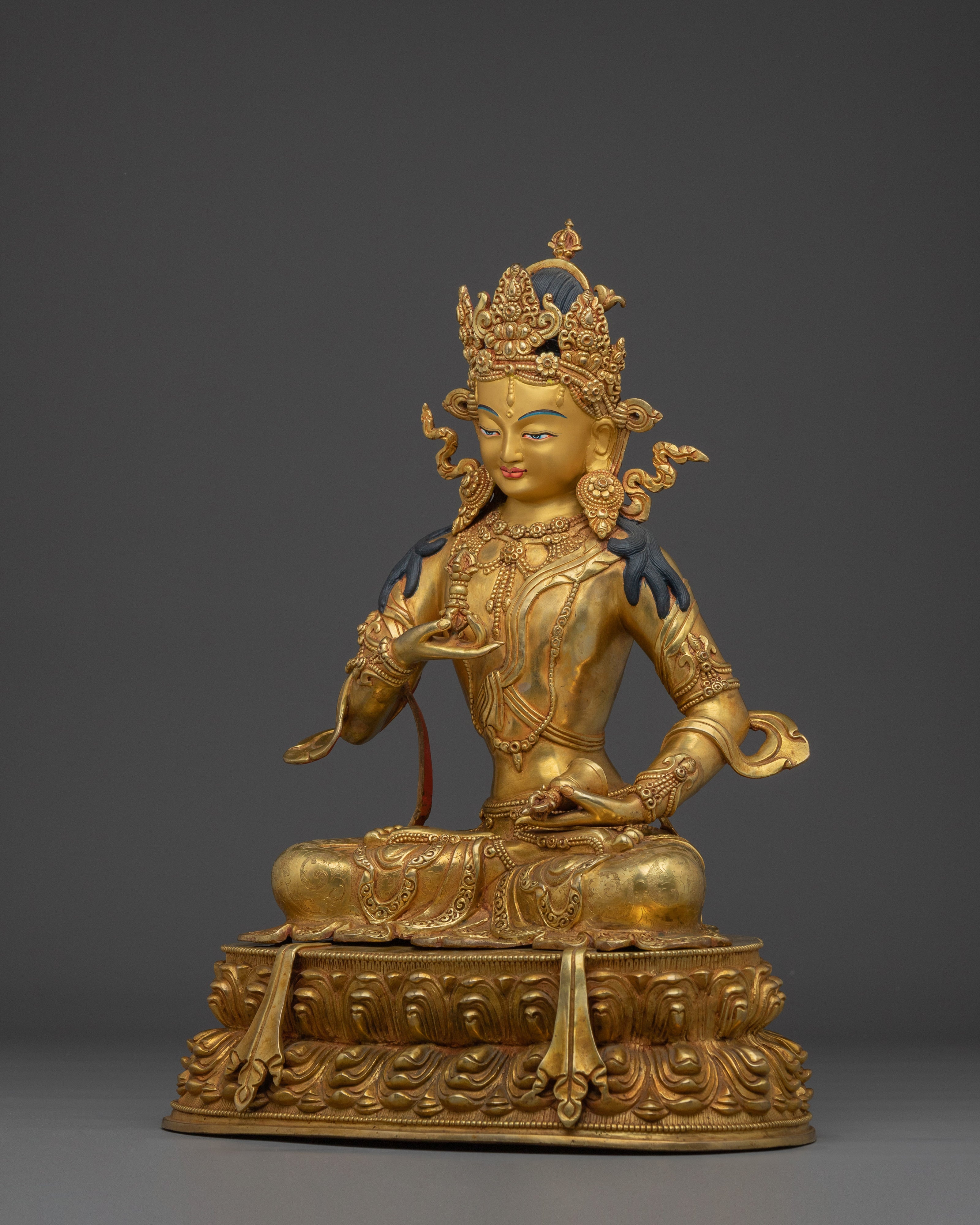 Handcrafted Vajrasattva Statue Made in Nepal | Purification Deity for Altar