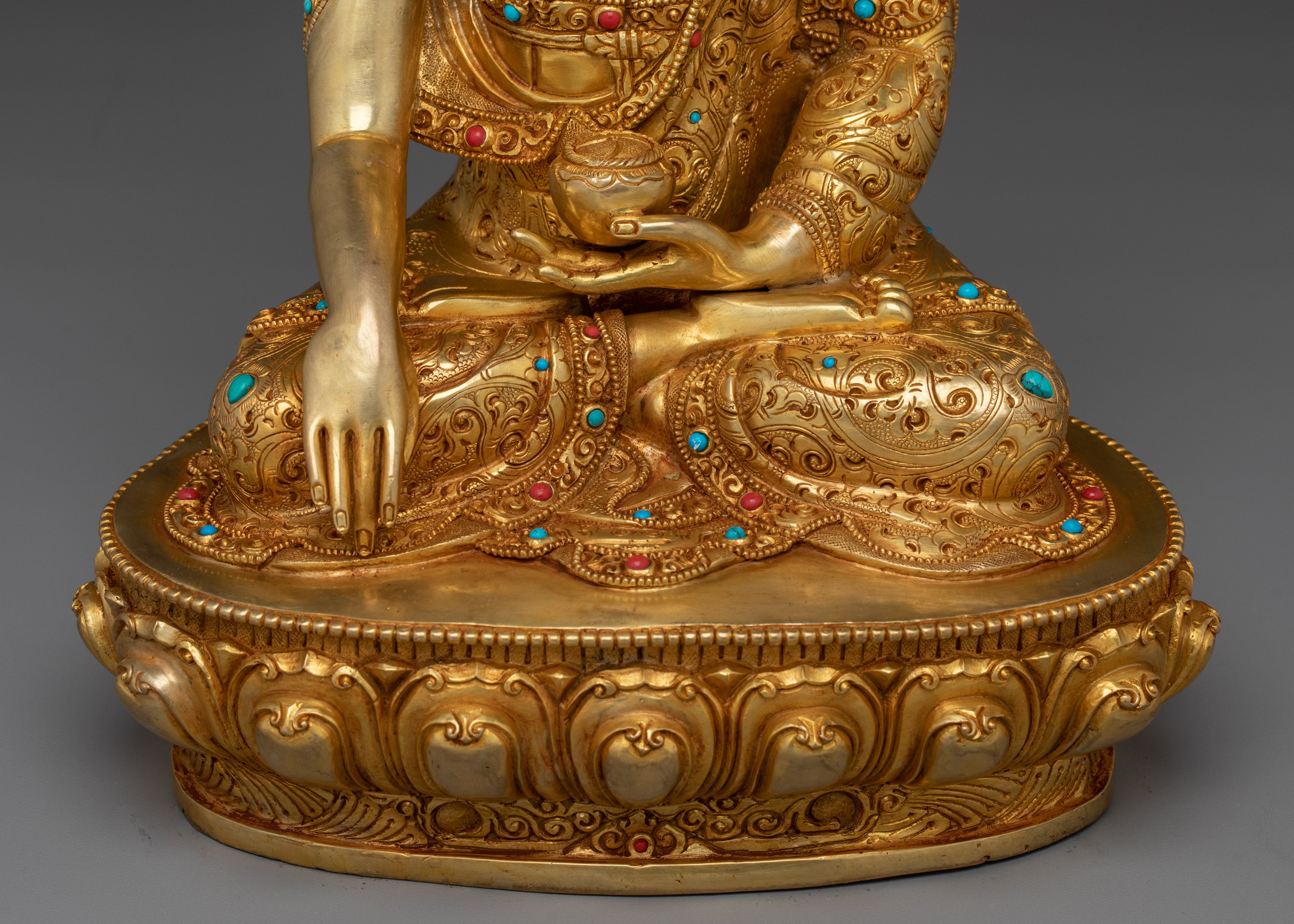 Buddhist Icon Radiant Shakyamuni Buddha Statue | Historical Gautama Buddha