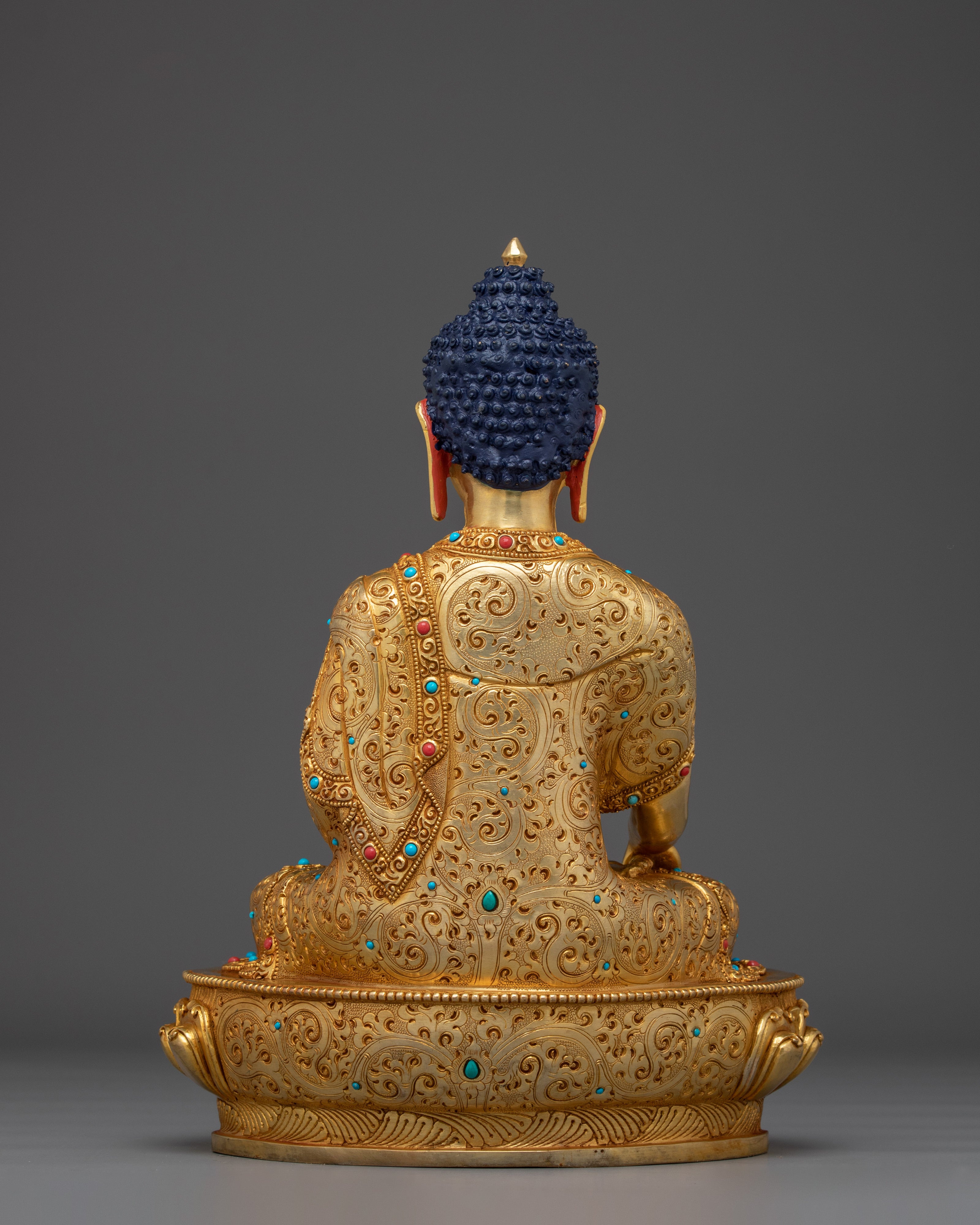 Buddhist Icon Radiant Shakyamuni Buddha Statue | Historical Gautama Buddha